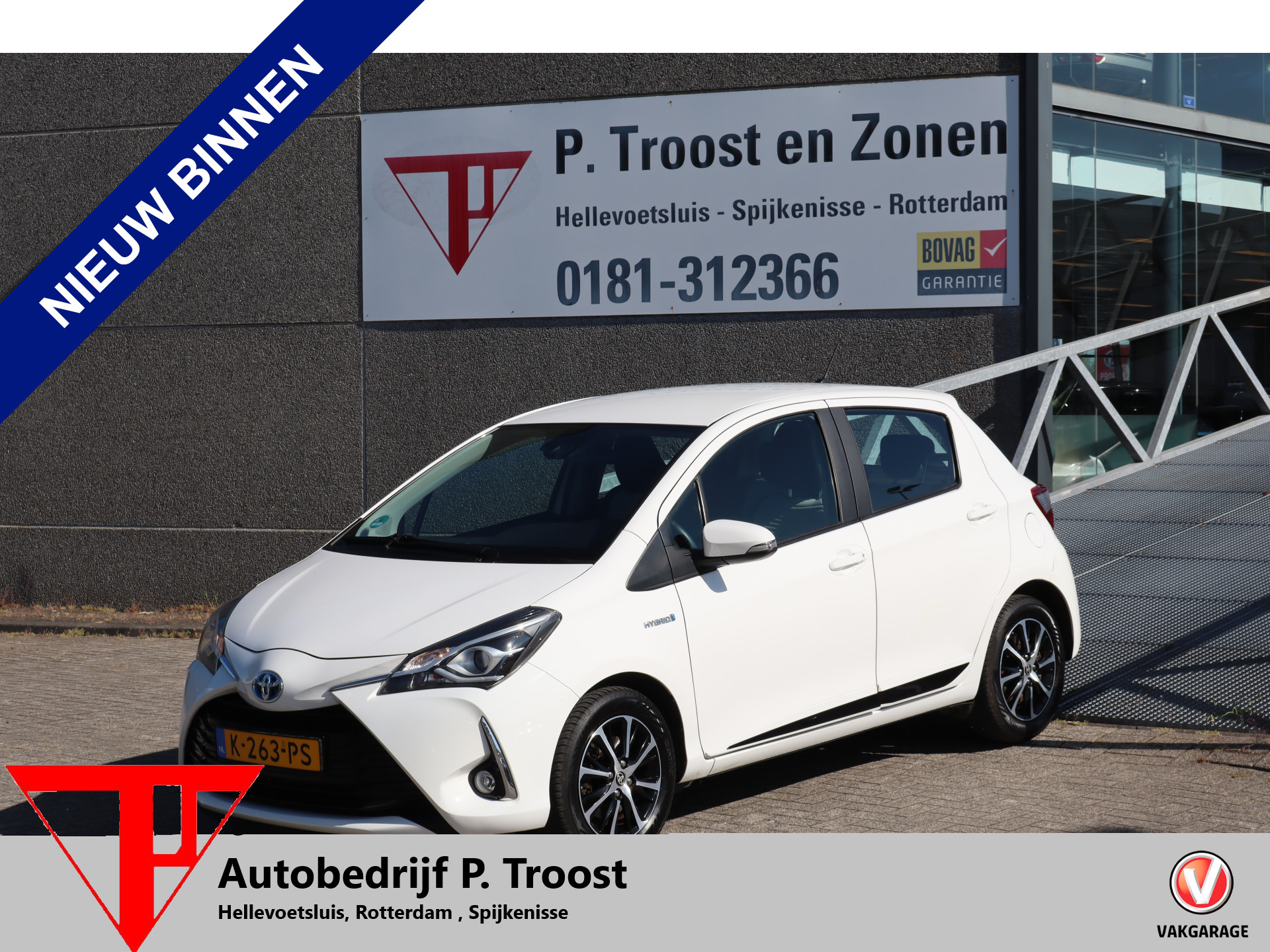 Toyota Toyota Yaris Hybrid 1.5 Hybrid Design Sport Dealeronderhouden! Achteruitrijcamera/Stoelverwarming/Cruise control/Automatische airco/Bluetooth 2018 - voorkant
