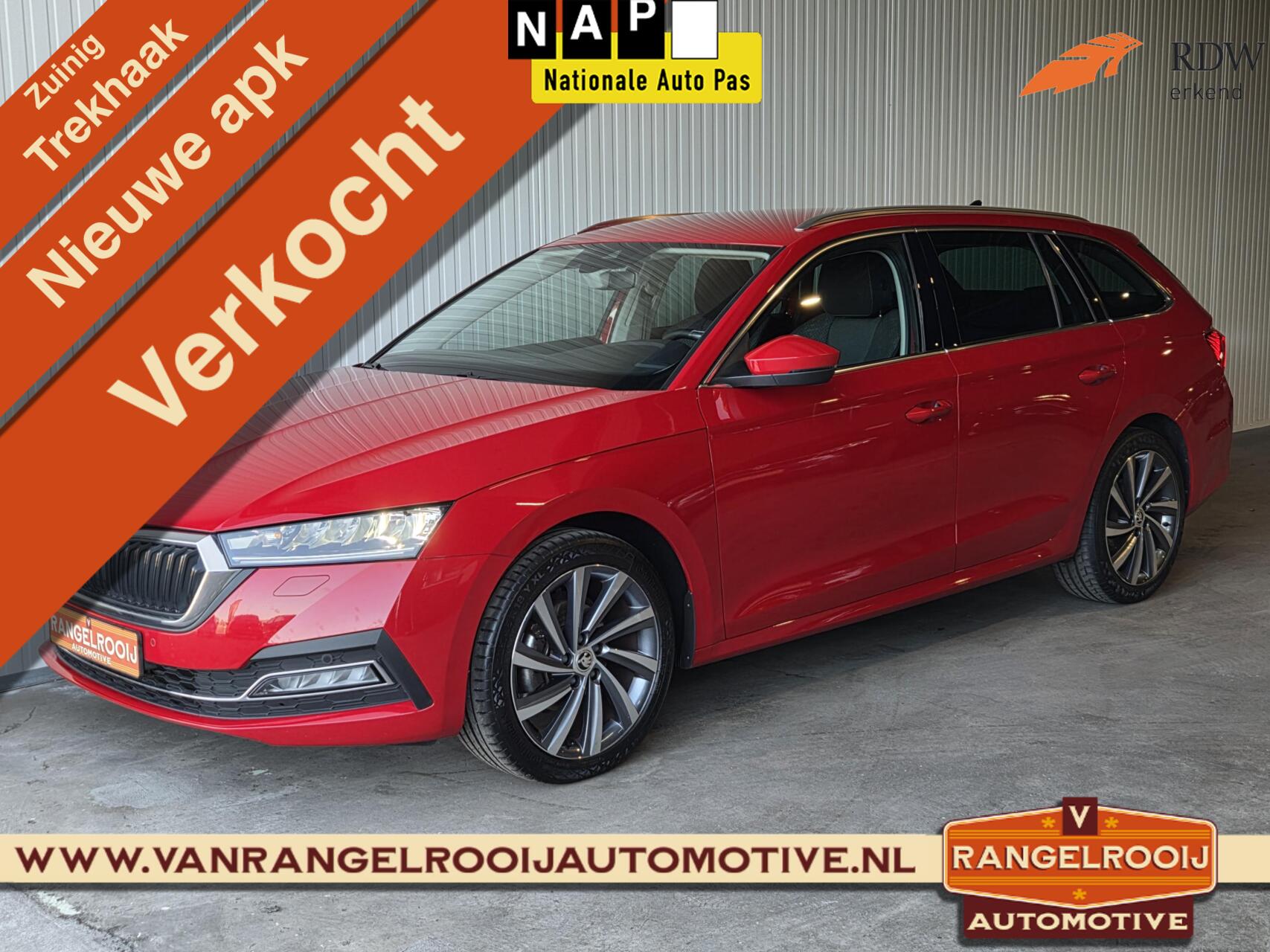Skoda Octavia 1.0 TSI Business Edition Plus, trekh., ACC, LED kopl., stoel- + stuurverw. 2021 - voorkant