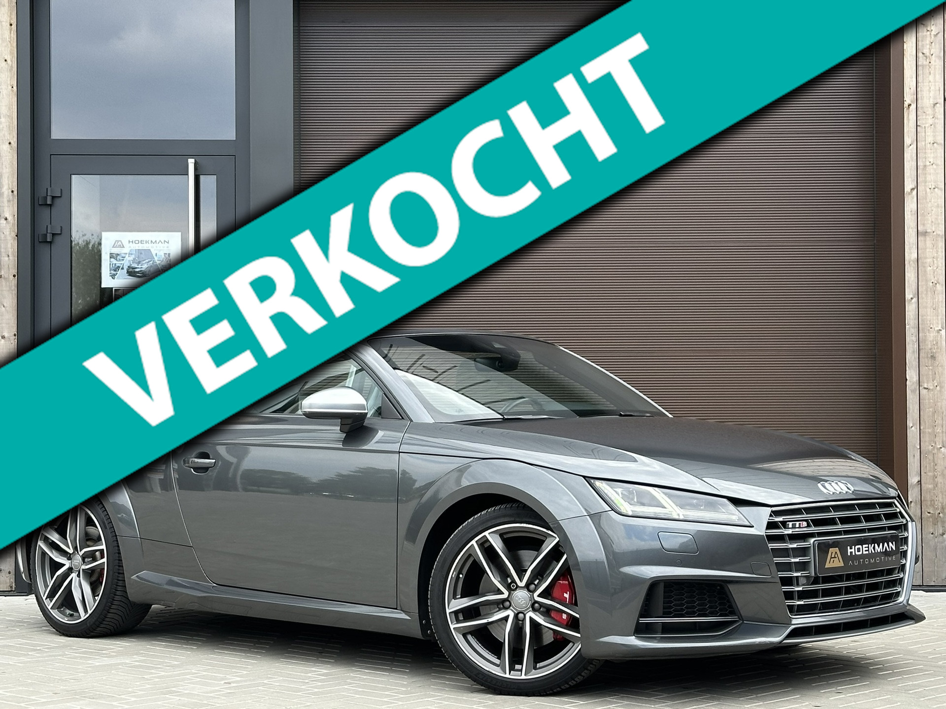Audi TTS Roadster 2.0 TFSI TTS Roadster Quattro Pro Line + Automaat | Lederen sportstoelen, Matrix LED, B&O, Camera, Stoelverw, 19” 2016 - voorkant