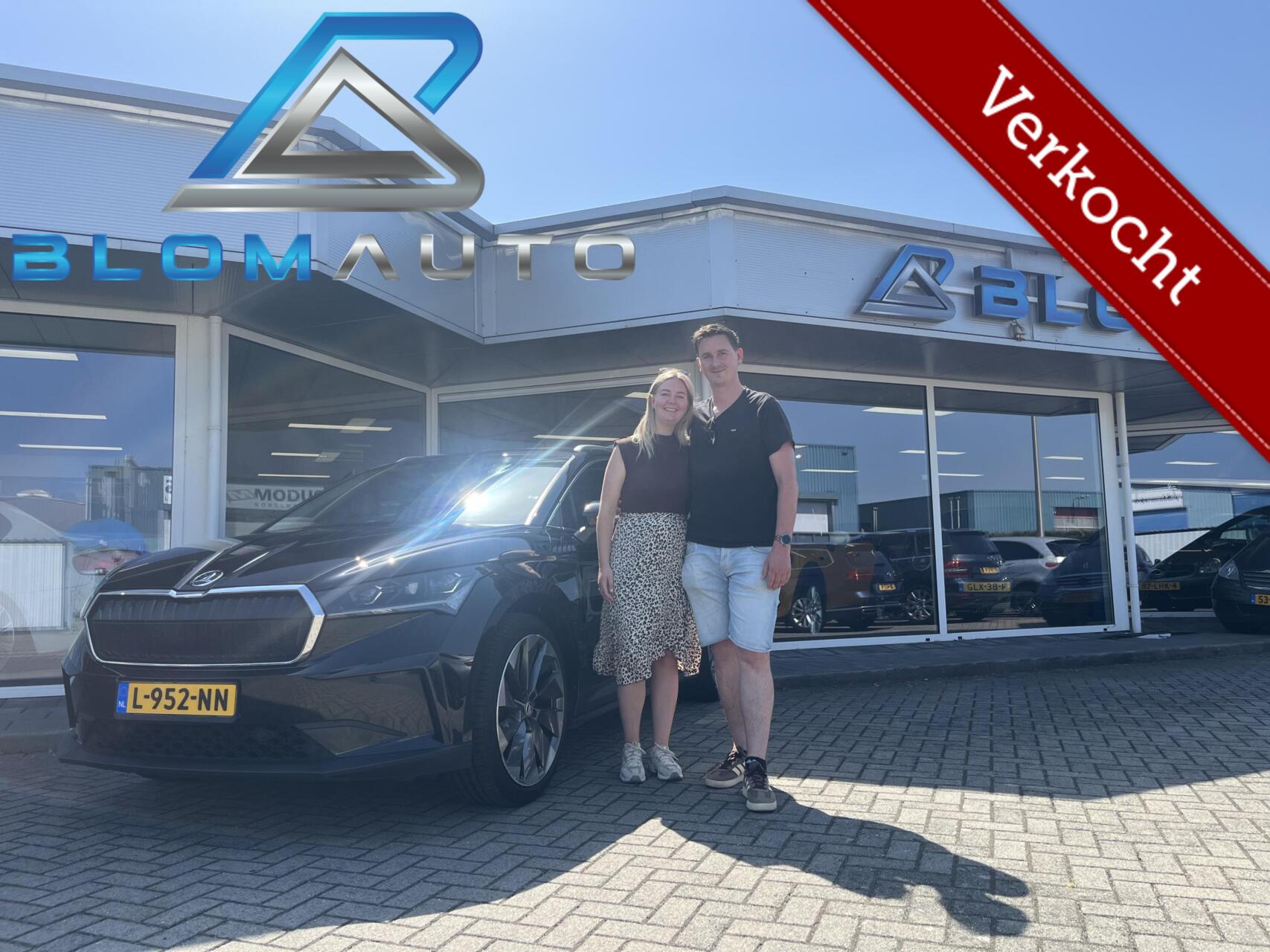 Skoda Enyaq 60 SOH91% PANO+ACC+TREKH+KEYLESS+MATRIX+WARMTEPO 2021 - voorkant