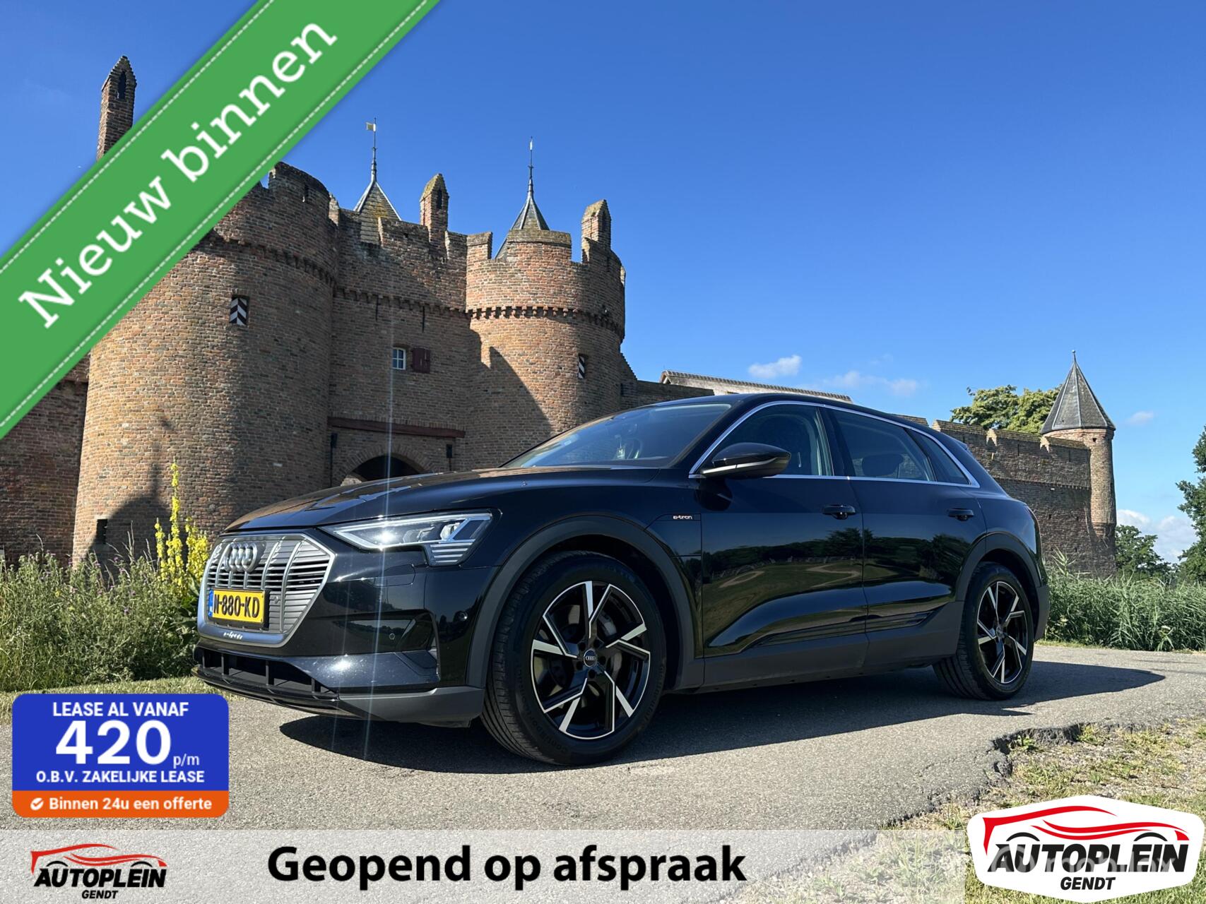 Audi E-tron 55 55 Quattro 95 kWh SOH 90% accugarantie t/m 2029 2021 - voorkant