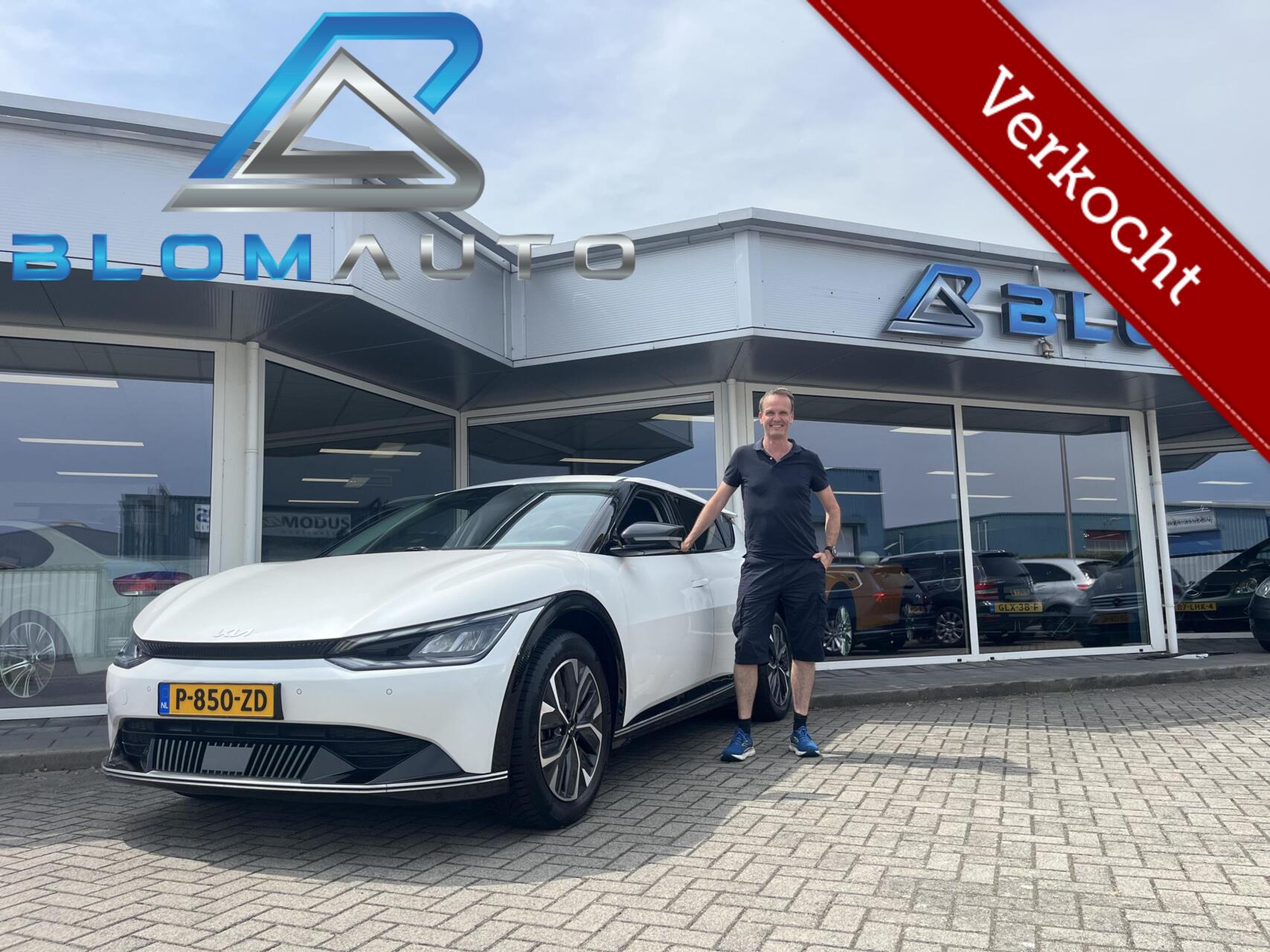 Kia Ev6 Plus AWD 77.4kWh SOH 100% TREKH+STOELVENTILAT+MEMORY 2022 - voorkant