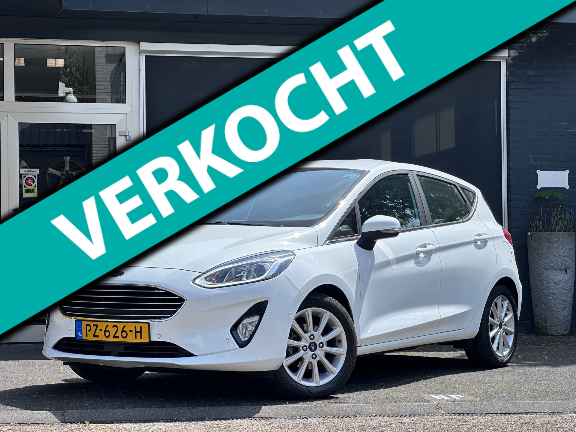 Ford Fiesta 1.0 EcoBoost Titanium NIEUWE DIS.RIEM / B&O / ACC / CLIMA / CARPLAY 2017 - voorkant