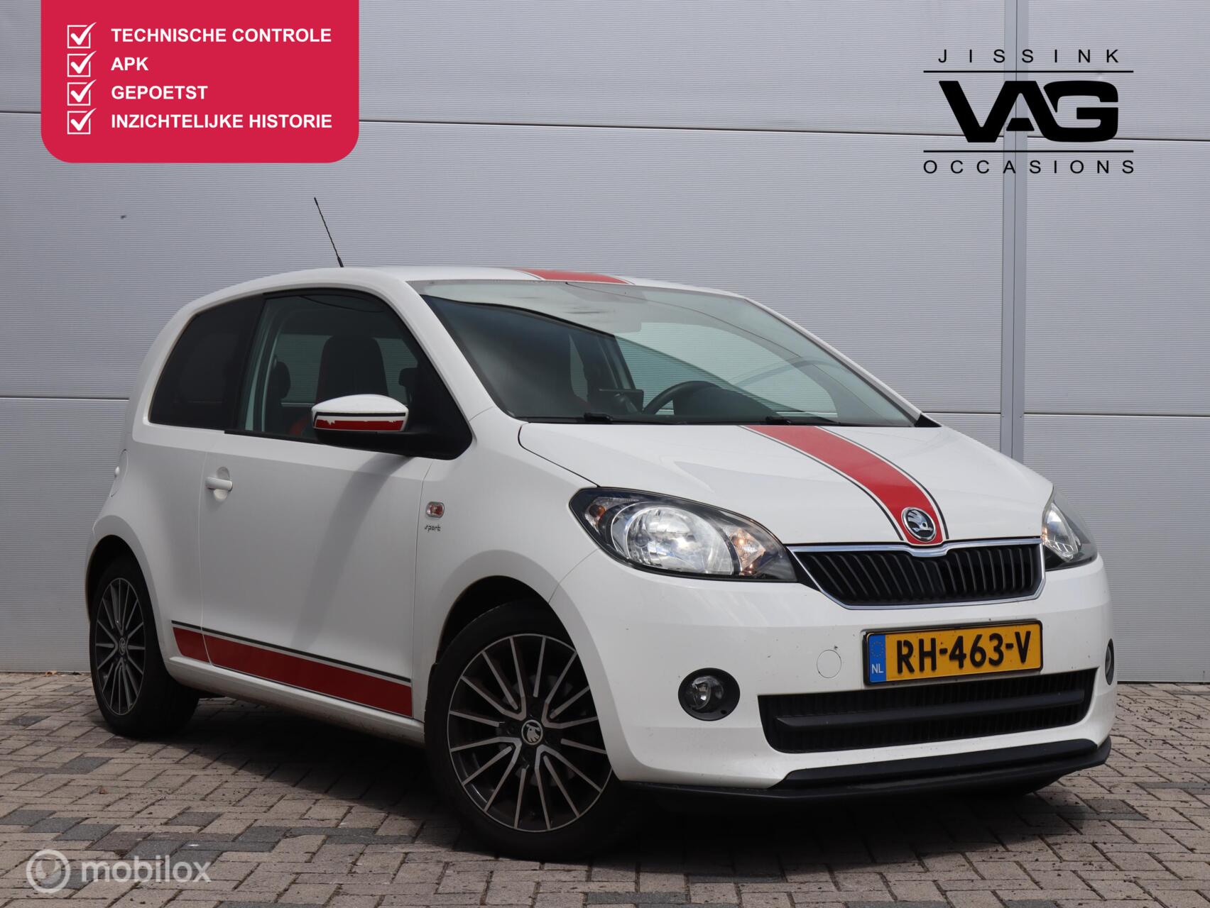 Skoda Citigo 1.0 Airco Stoelverwarming LMV 2013 - voorkant