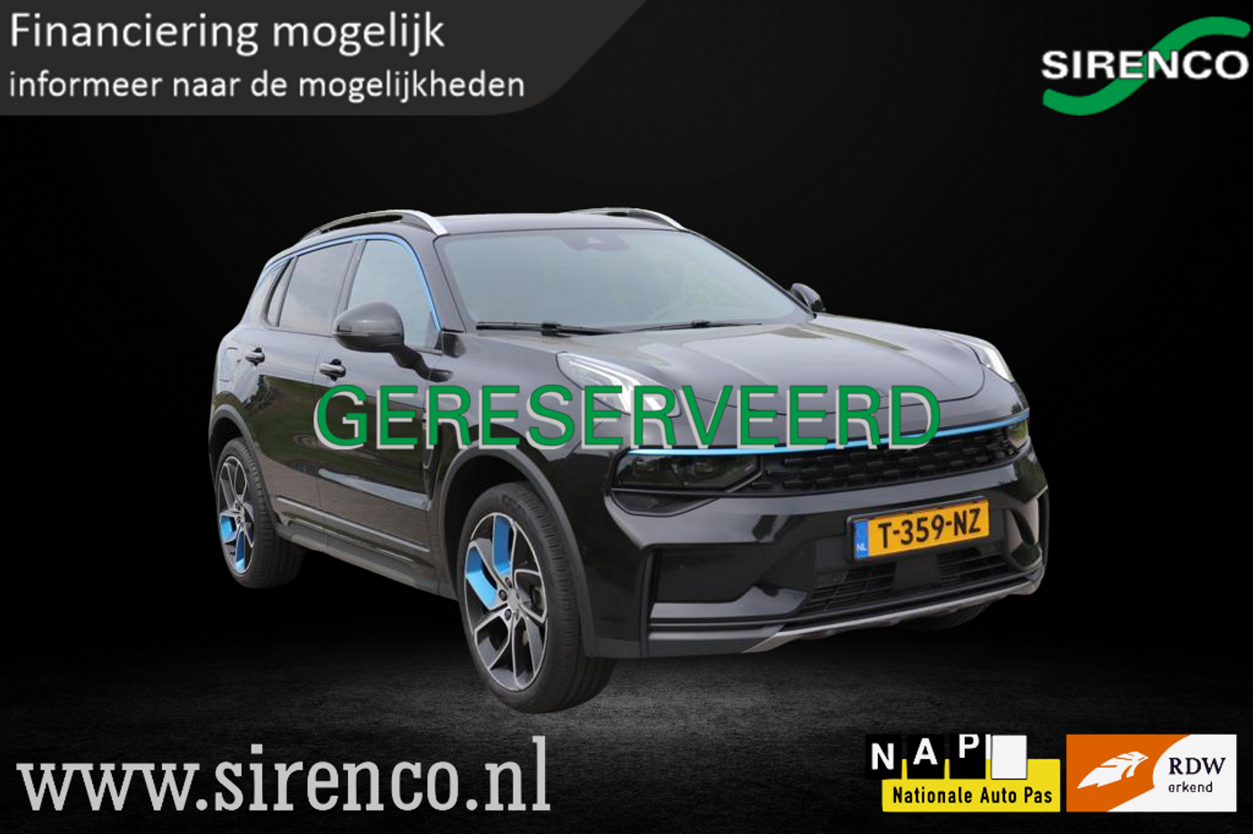 Lynk&co LYNK & Co 01 1.5| 360 camera met 3d view | zwarte dakhemel |panodak | stoelverwarming |Android auto & Apple carplay |dab | adaptive cruise control | sfeerverlichting | 2023 - voorkant