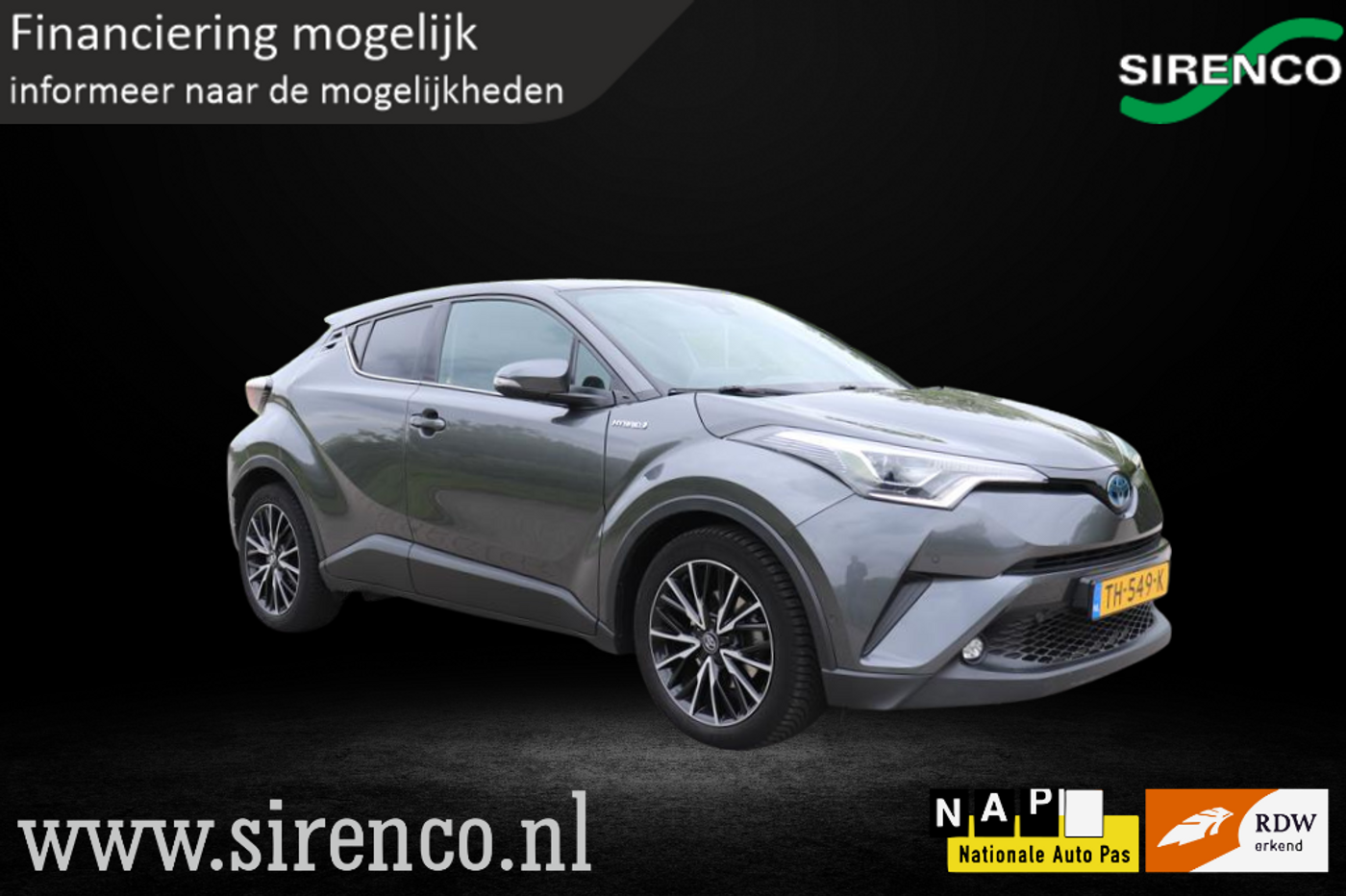 Toyota Toyota C-hr 1.8 Hybrid Energy Executive | stoel & stuur verwarming | climate & adapieve cruise control | blindspot | camera | led | leder | 2018 - voorkant