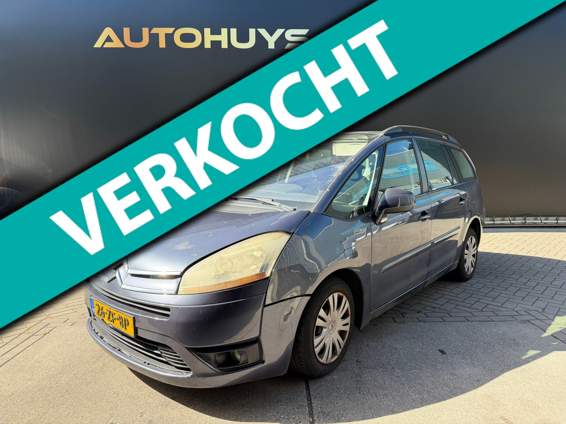 Citroen C4 Picasso 2.0-16V Ambiance EB6V 7persoons automaat 2008 - voorkant