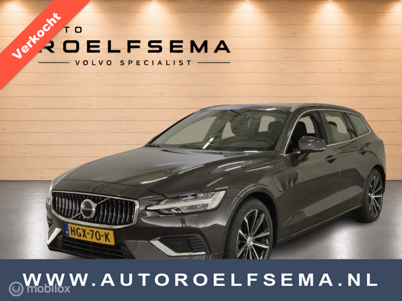 Volvo V60 2.0 T6 Plug-in hybrid AWD Essential Bright | Adaptive Cruise | BLISS | PDC V+A | Stoelverwarming V+A | Stuurwielverwarming | All Season banden 2025 - voorkant