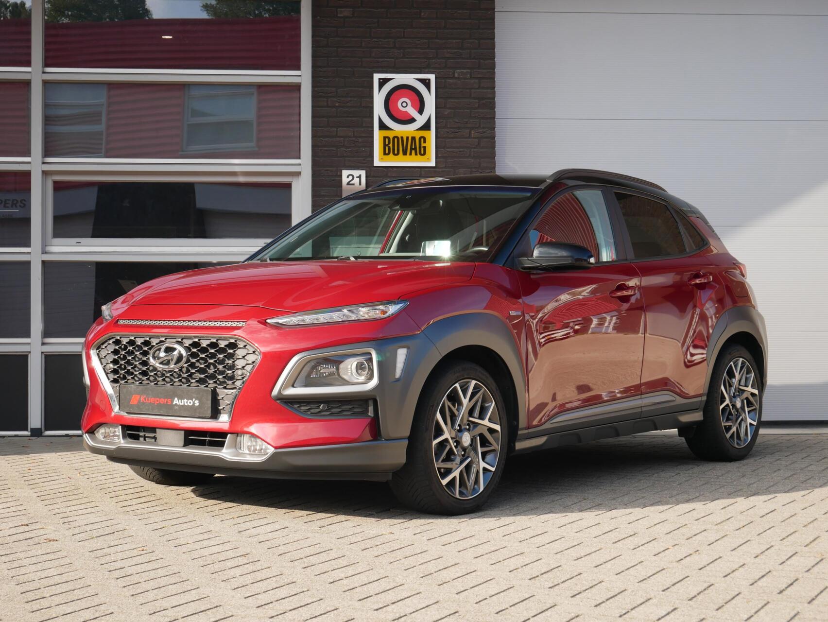 Hyundai Kona 1.6 GDI HEV Premium Sky Leder| Trekhaak| HUD 2020 - voorkant