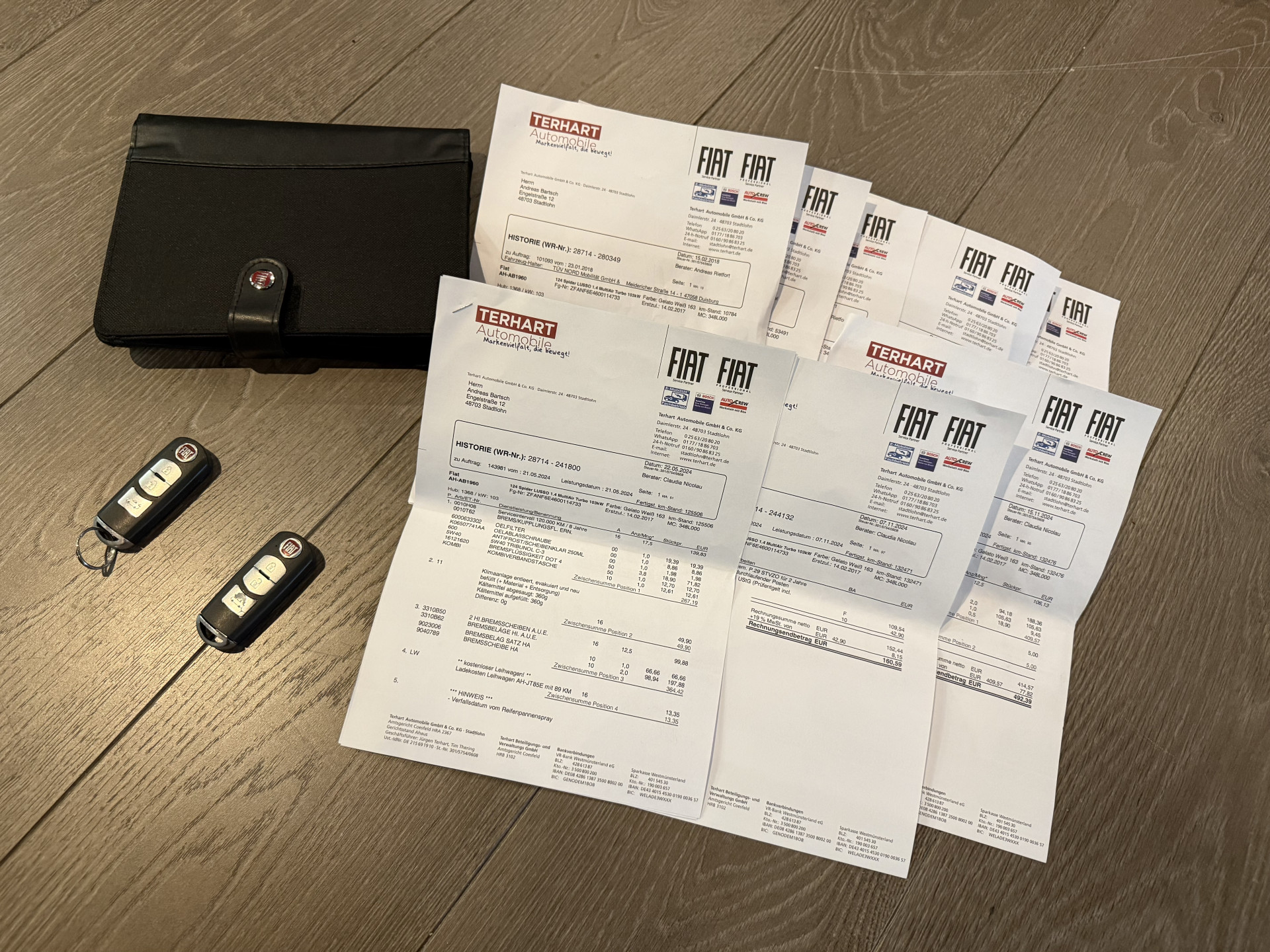 Foto van Fiat 124 Spider