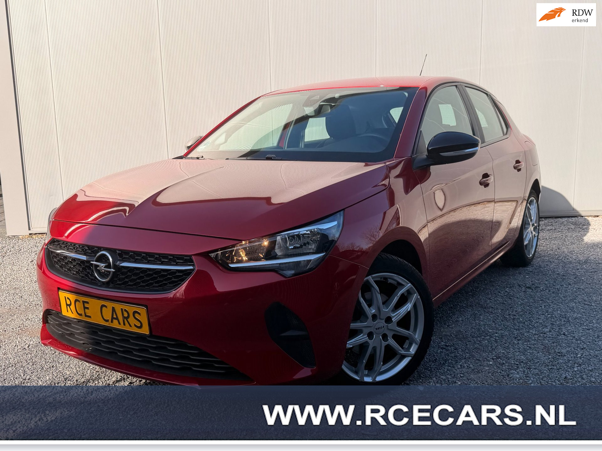 Opel Corsa 1.2 Edition Carplay Cruisecontr Stoel-stuurverw Camera Clima PDC  KM: 45.500 !!! 2021 - voorkant