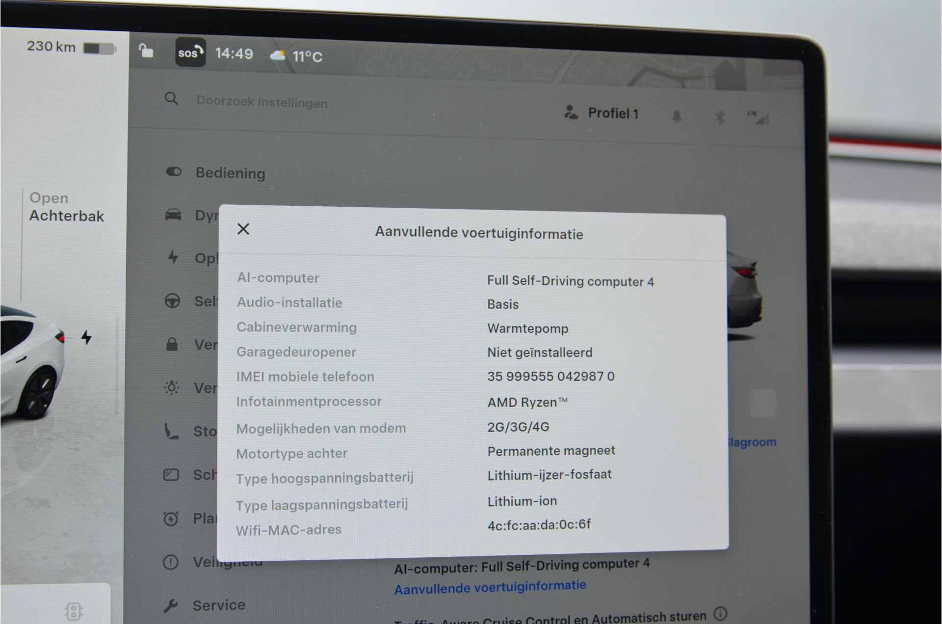 Foto van Tesla Model 3