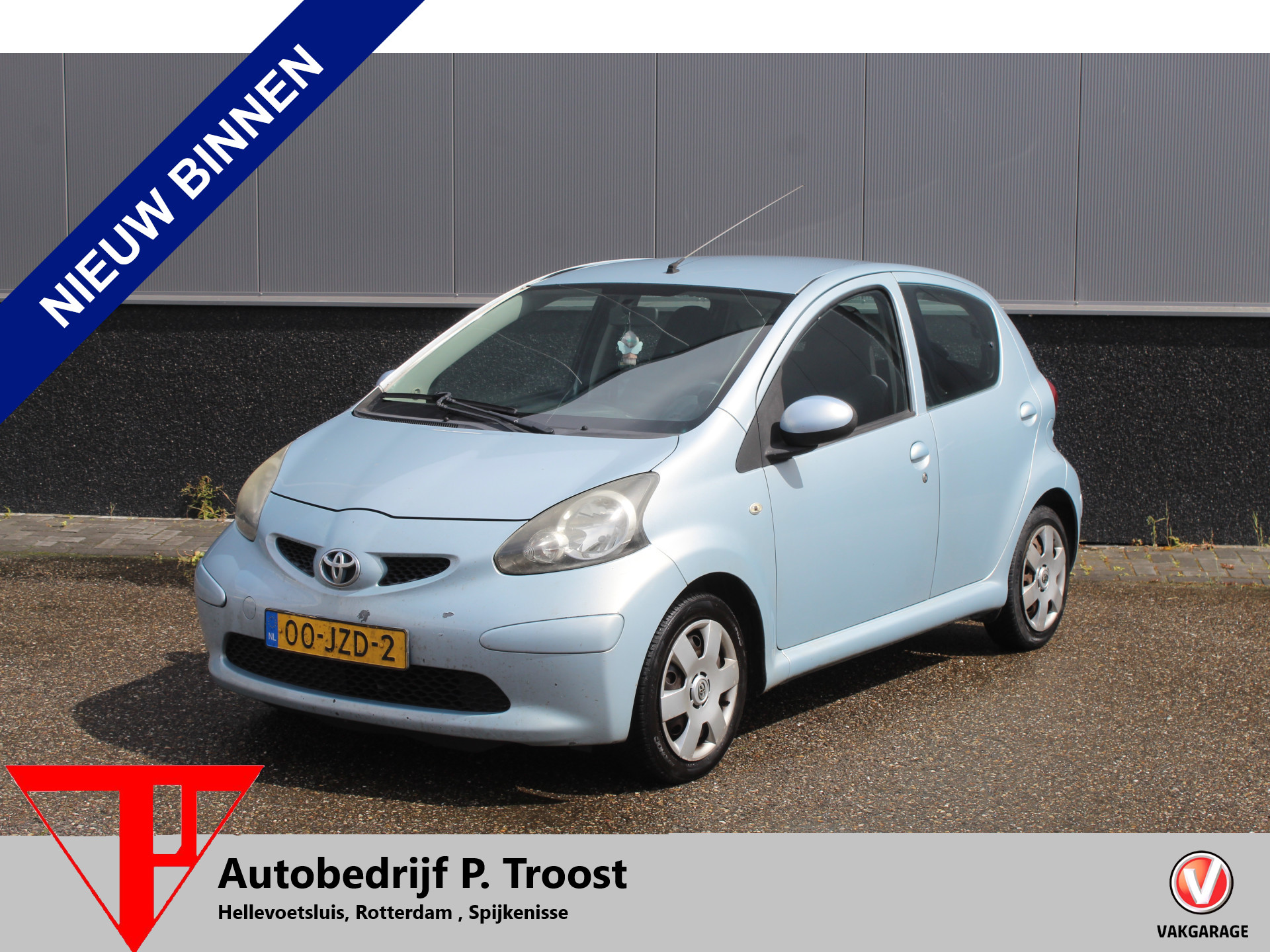 Toyota Toyota Aygo 1.0-12V *Meeneemprijs* /Airco/Toerenteller/Radio-CD speler/Elektrische ramen. 2008 - voorkant