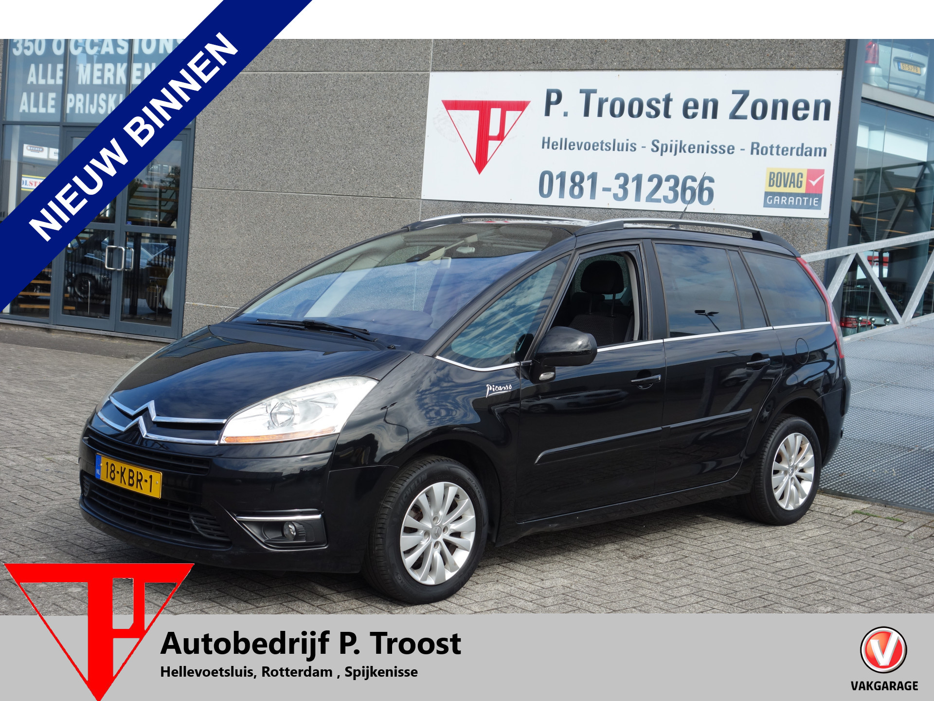 Citroen C4 Picasso 1.6 VTi Dynamique HANDELSPRIJS/MEENEEMPRIJS/7 PERSOONS/AIRCO/P. SEN/PANO DAK/CRUISE CONTROL.HANDELSPRIJS MEENEEMPRIJS! 2009 - voorkant