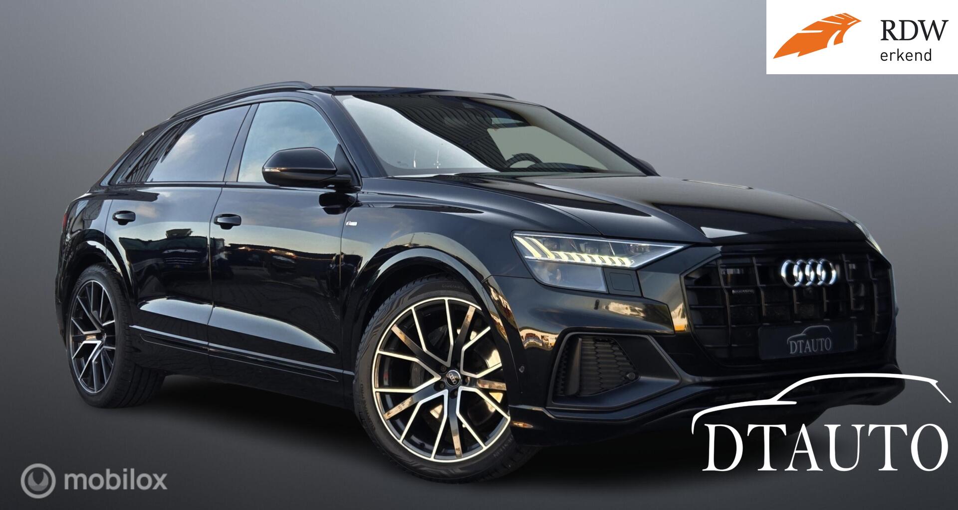 Audi Q8 50TDI S-Line Lucht Stand Virt B&O Grijs Kenteken 2018 - voorkant