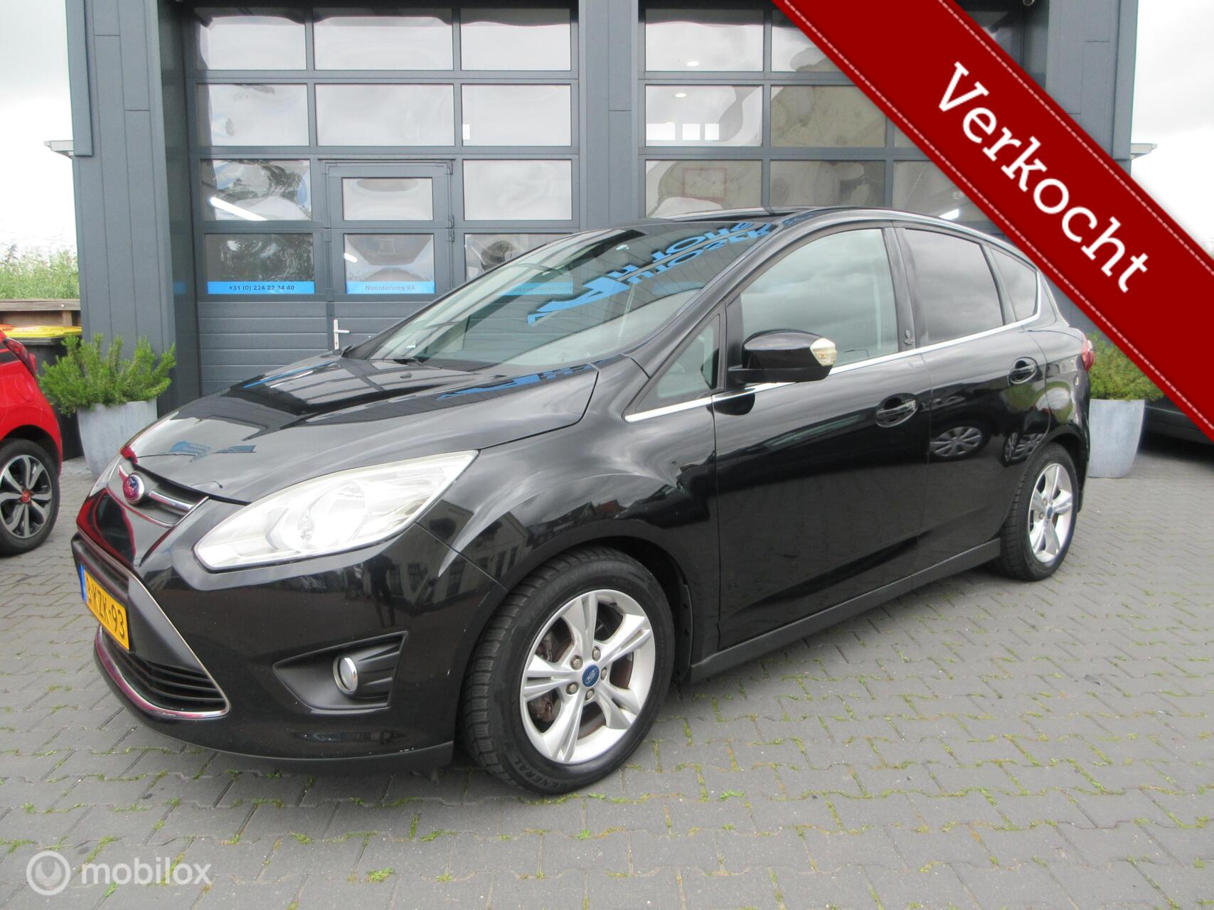 Ford C-max 1.6 Titanium 127dkm! Airco Cruise Trekhaak Navigatie 2012 - voorkant