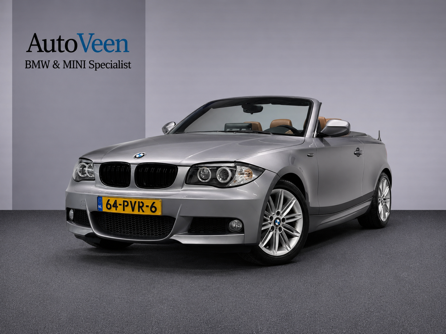 BMW 118i 118i High Executive (M-SPORT, CRUISE, CAMERA, LEDER, NAVI, GOED ONDERHOUDEN) 2011 - voorkant