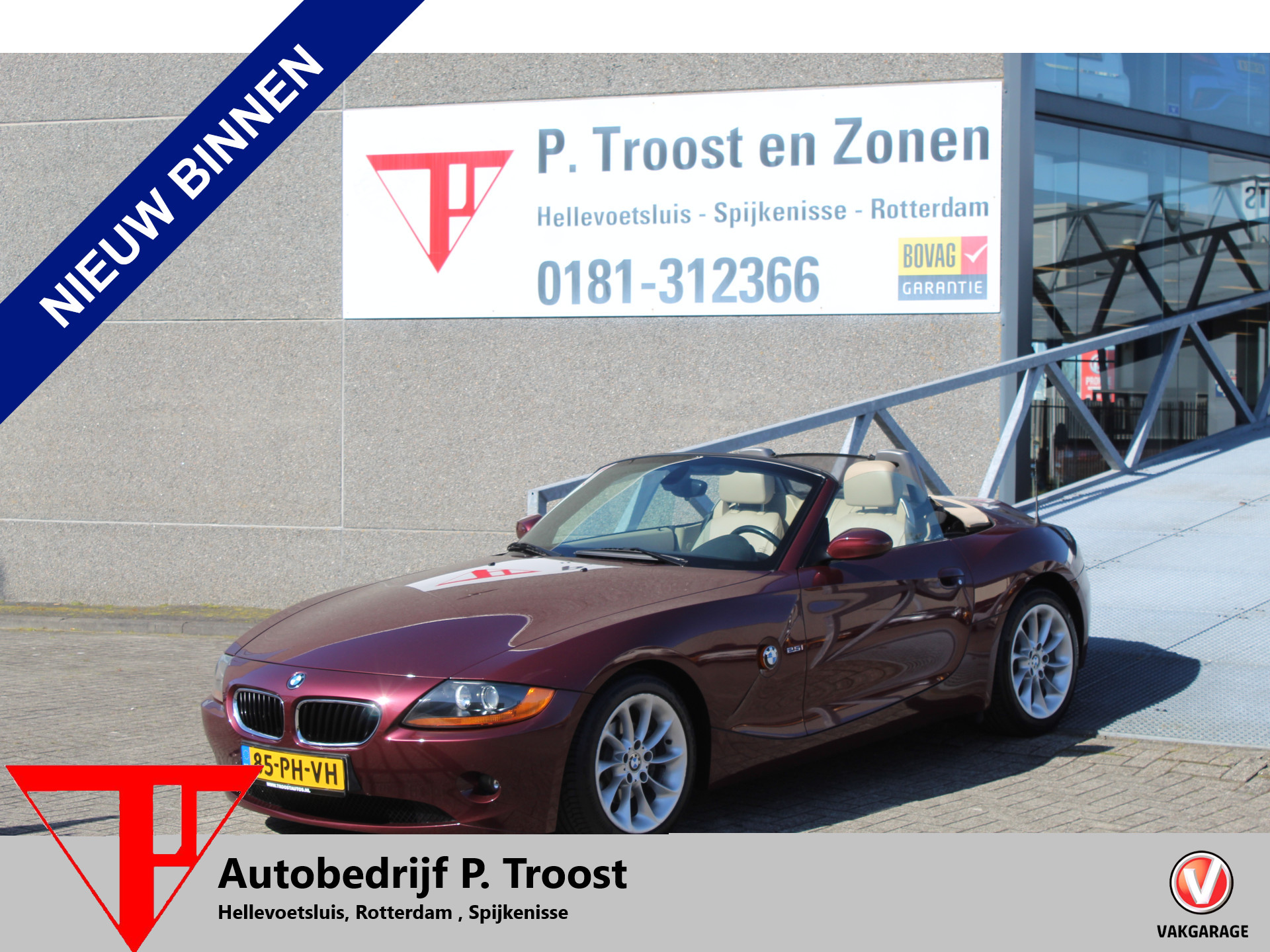 BMW Z Reihe 2.5i S Automaat Incl. Hardtop|Nederlandse auto|NAP 2004 - voorkant