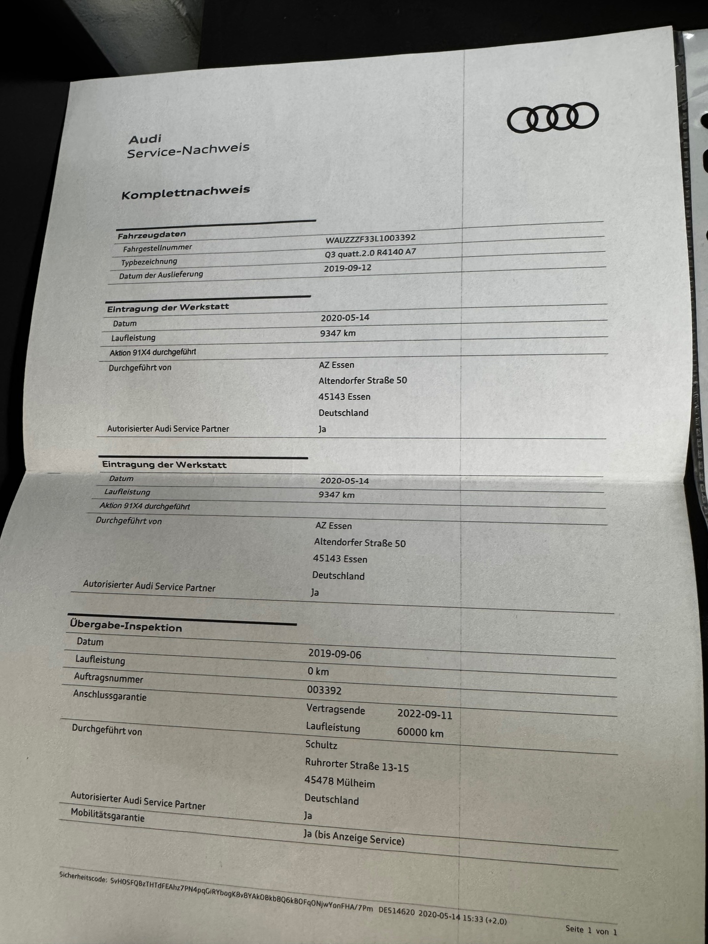 Foto van Audi Q3
