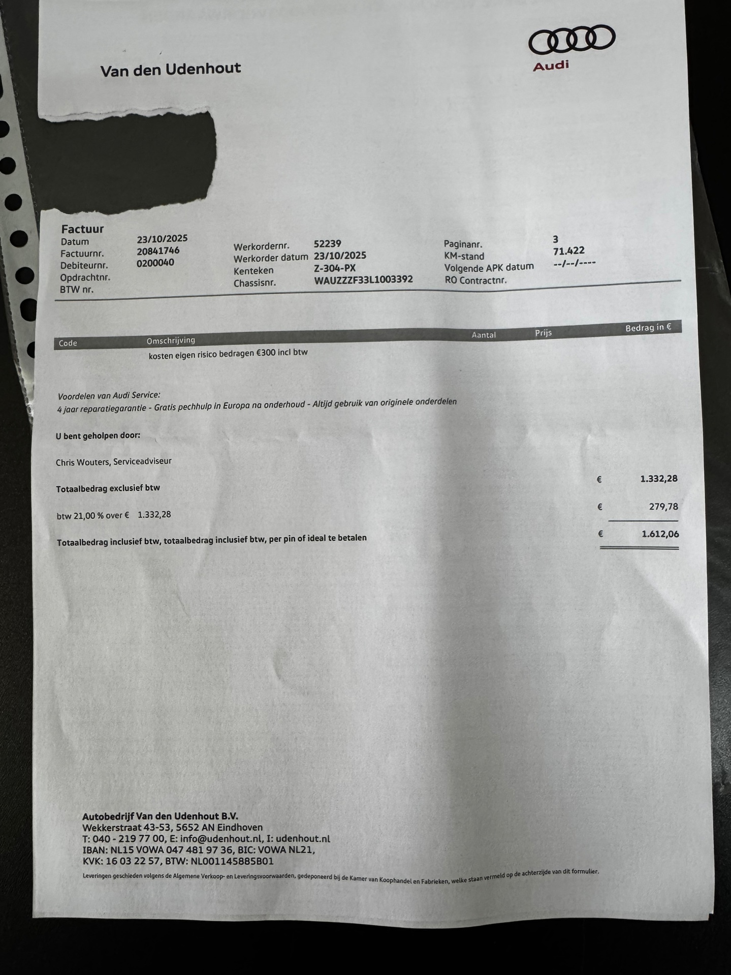 Foto van Audi Q3