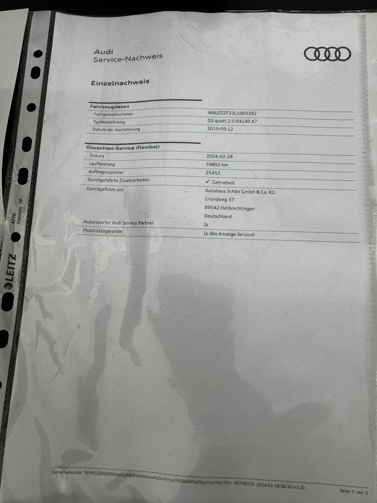Foto van Audi Q3