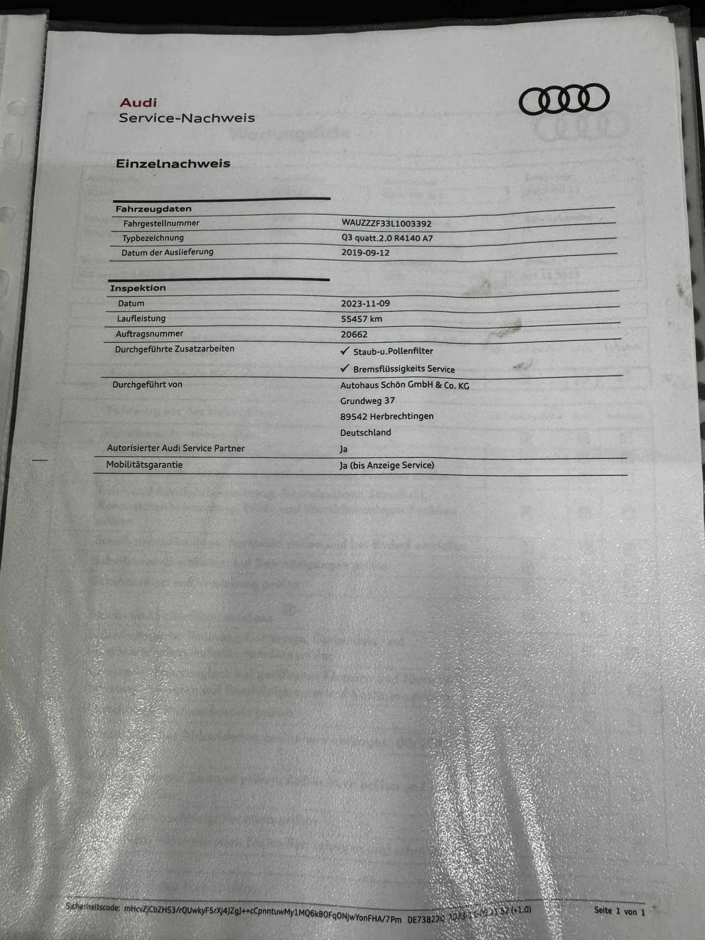 Foto van Audi Q3