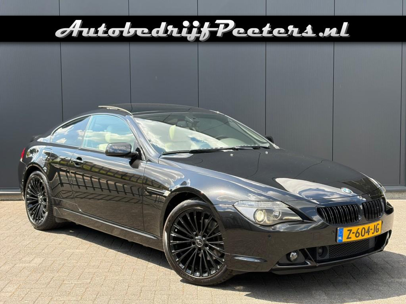 BMW 6er Reihe 630i Aut. Pano ACC Navi Xenon HUD Soft-close BTW-auto 2007 - voorkant