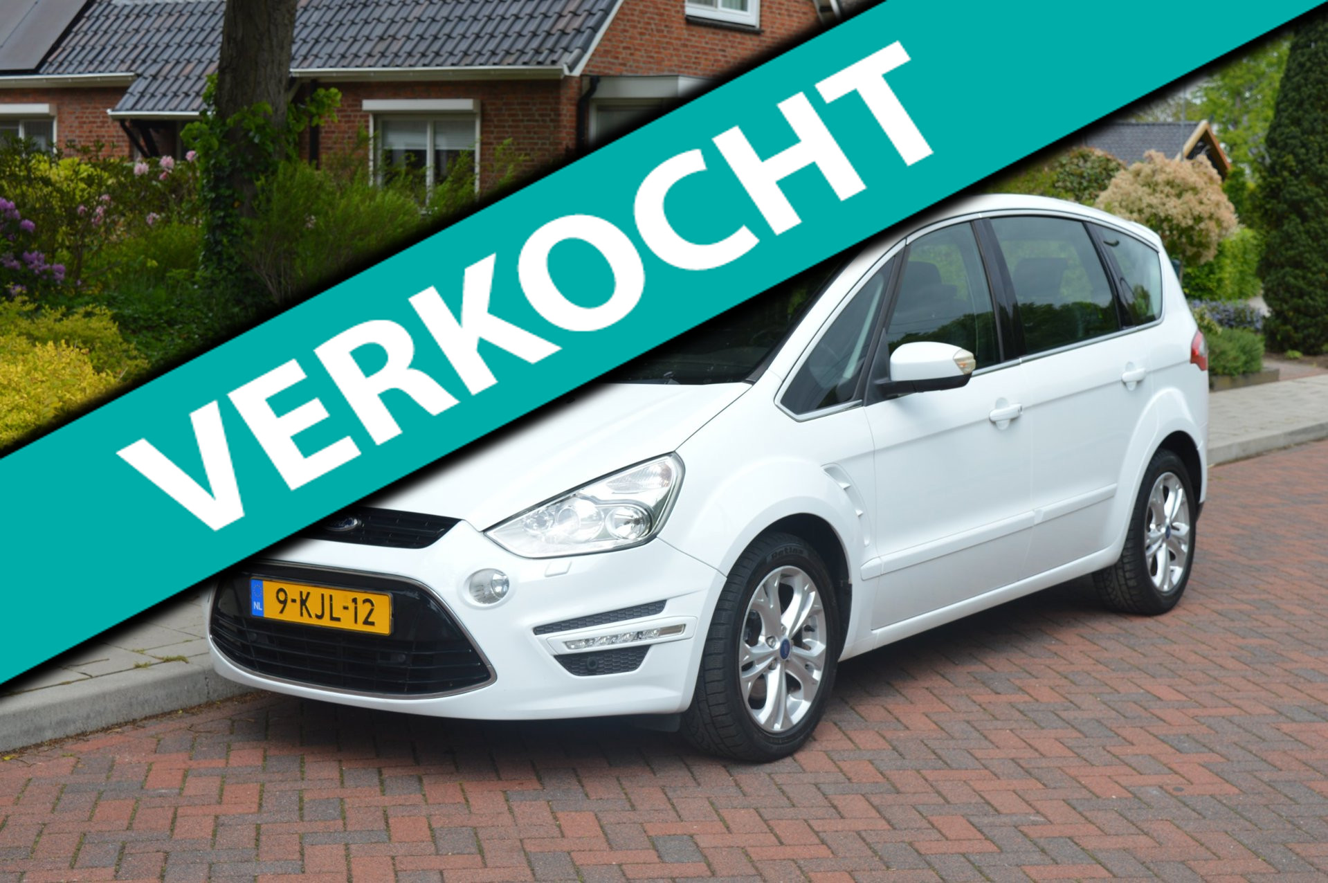 Ford S-max 1.6 EcoBoost Titanium  Org NL/NAP/pano glasdak 2013 - voorkant