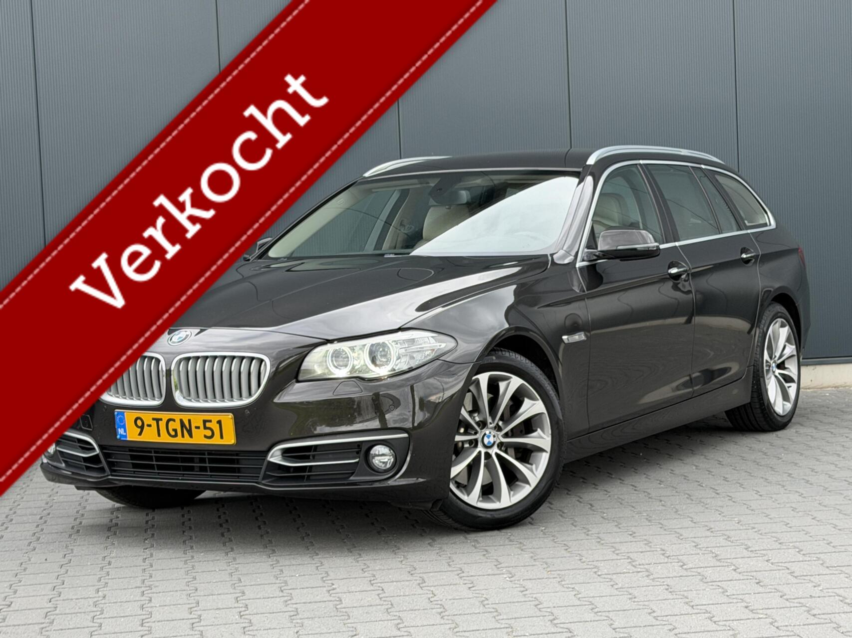 BMW 530d 530D Last Minute Edition Leder - Digi Dashboard - Trekhaak 2014 - voorkant