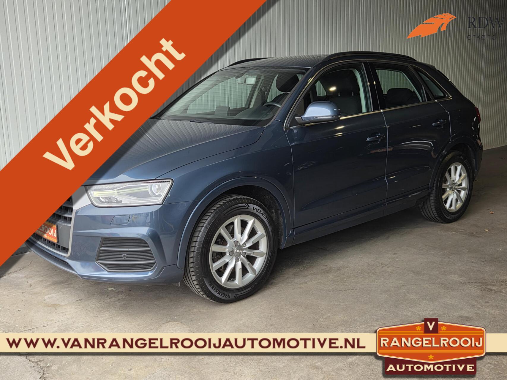 Audi Q3 1.4 TFSI CoD Design Pro Line, xenon, pano, stoelverw., clima 2015 - voorkant