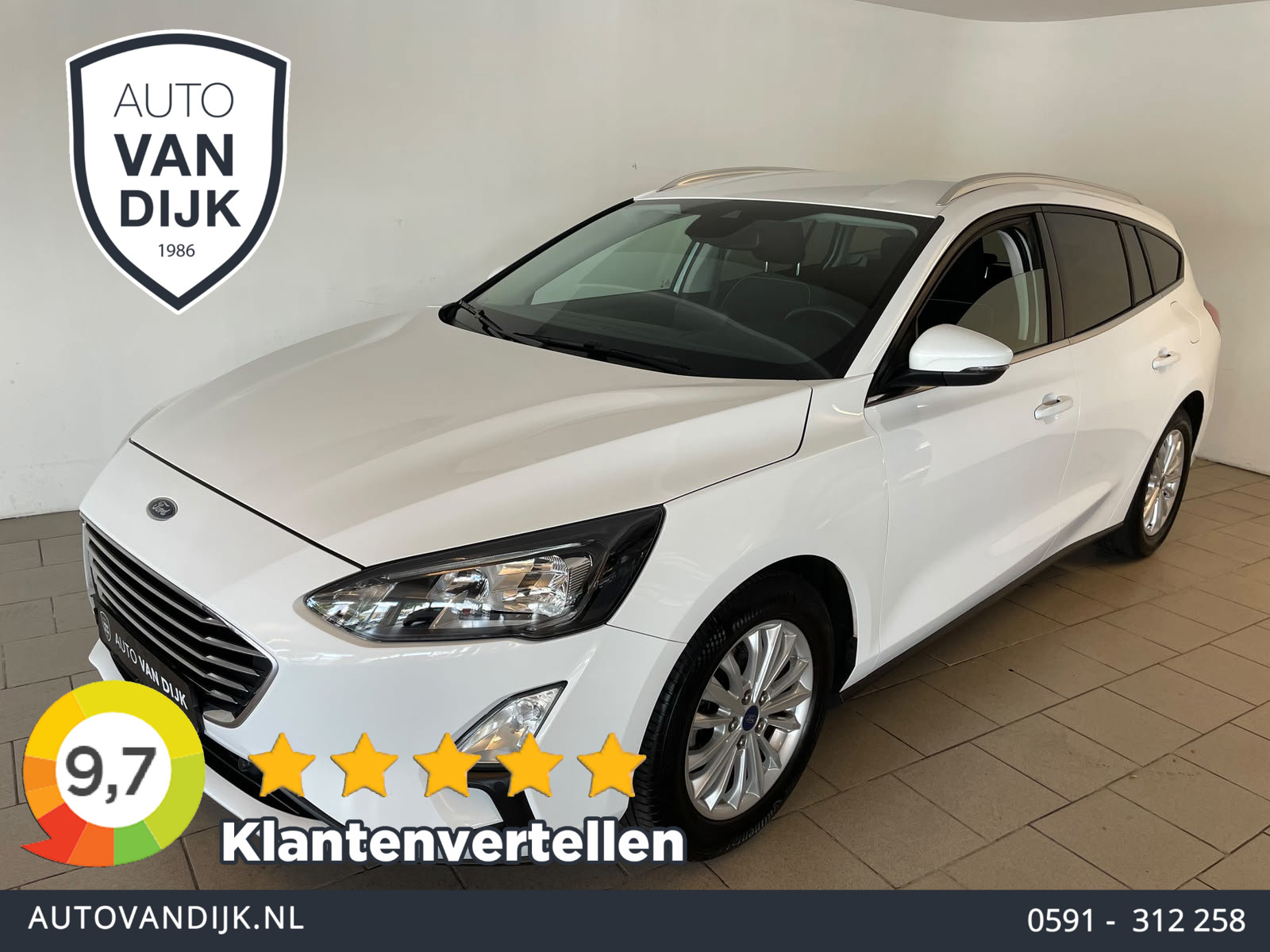 Ford Focus 1.0 EcoBoost Titanium X Business 2021 - voorkant