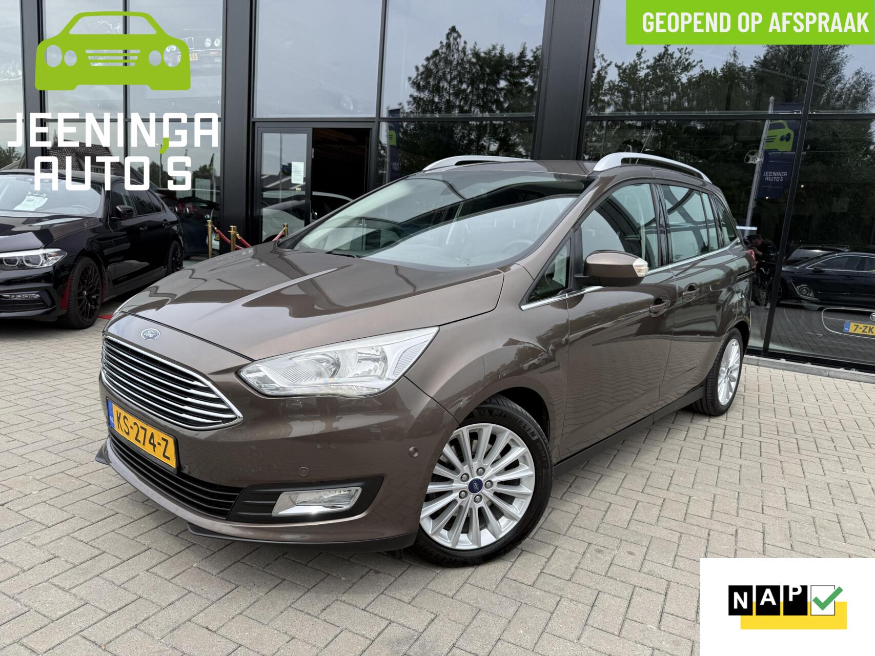 Ford Grand C-max 1.0 Trend|Navi|Clima 2016 - voorkant
