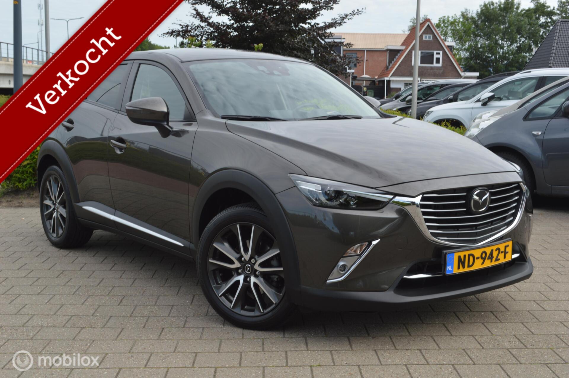 Mazda Mazda Cx-3 2.0 SkyActiv-G 120 AUTM GT-M | A-Camera | Leer 2017 - voorkant
