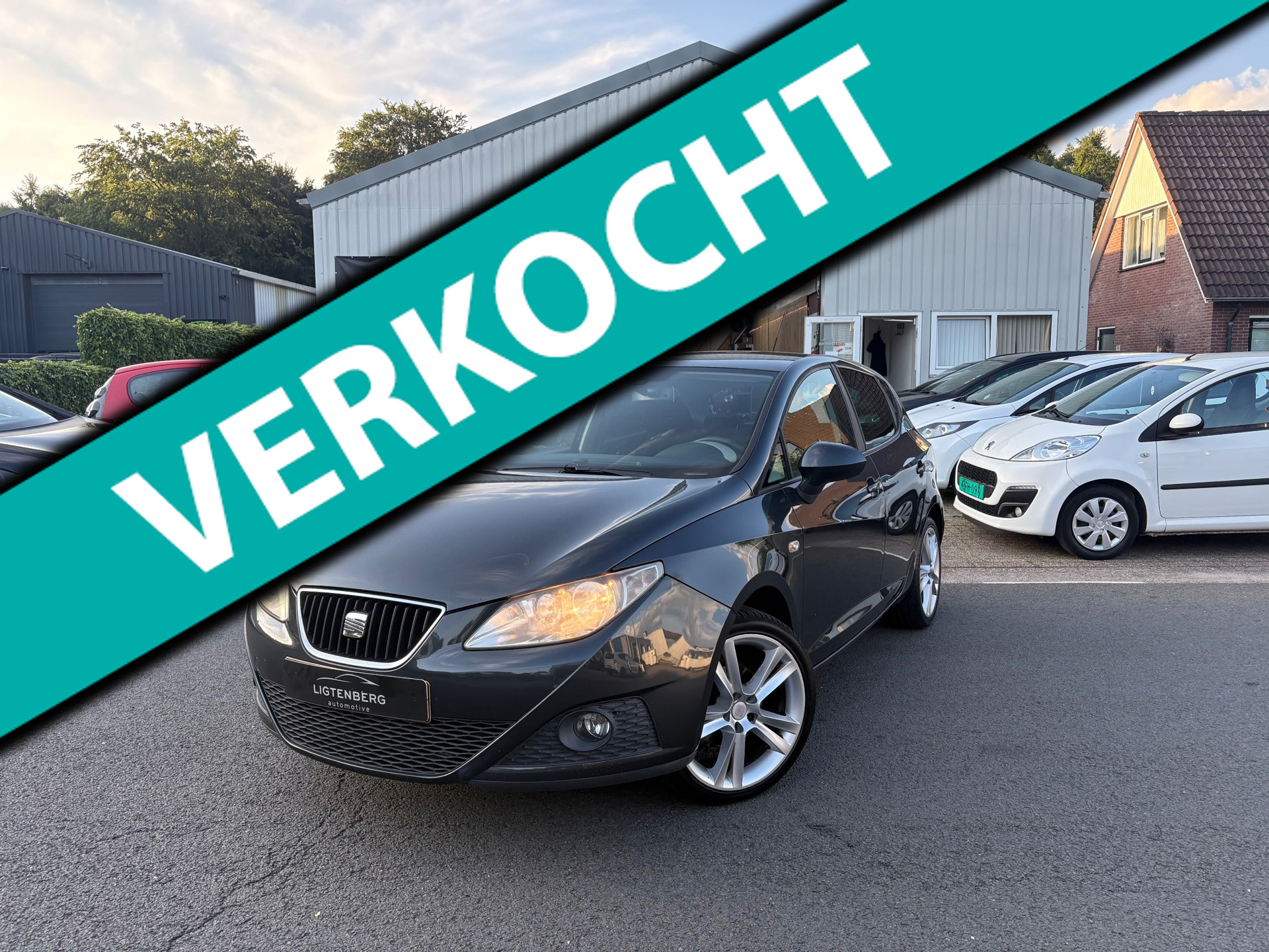 Seat Ibiza 1.6 Sport-up CRUISE/AIRCO/CARPLAY/17 INCH VELGEN 2009 - voorkant