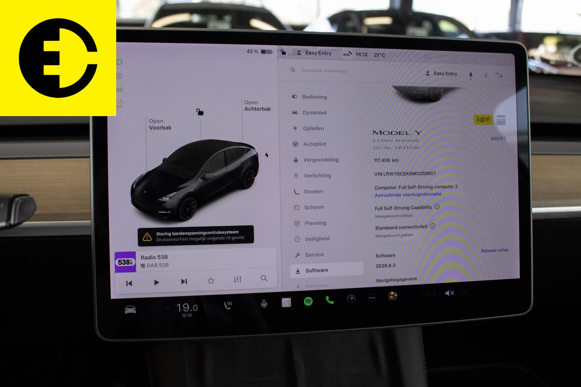 Foto van Tesla Model Y