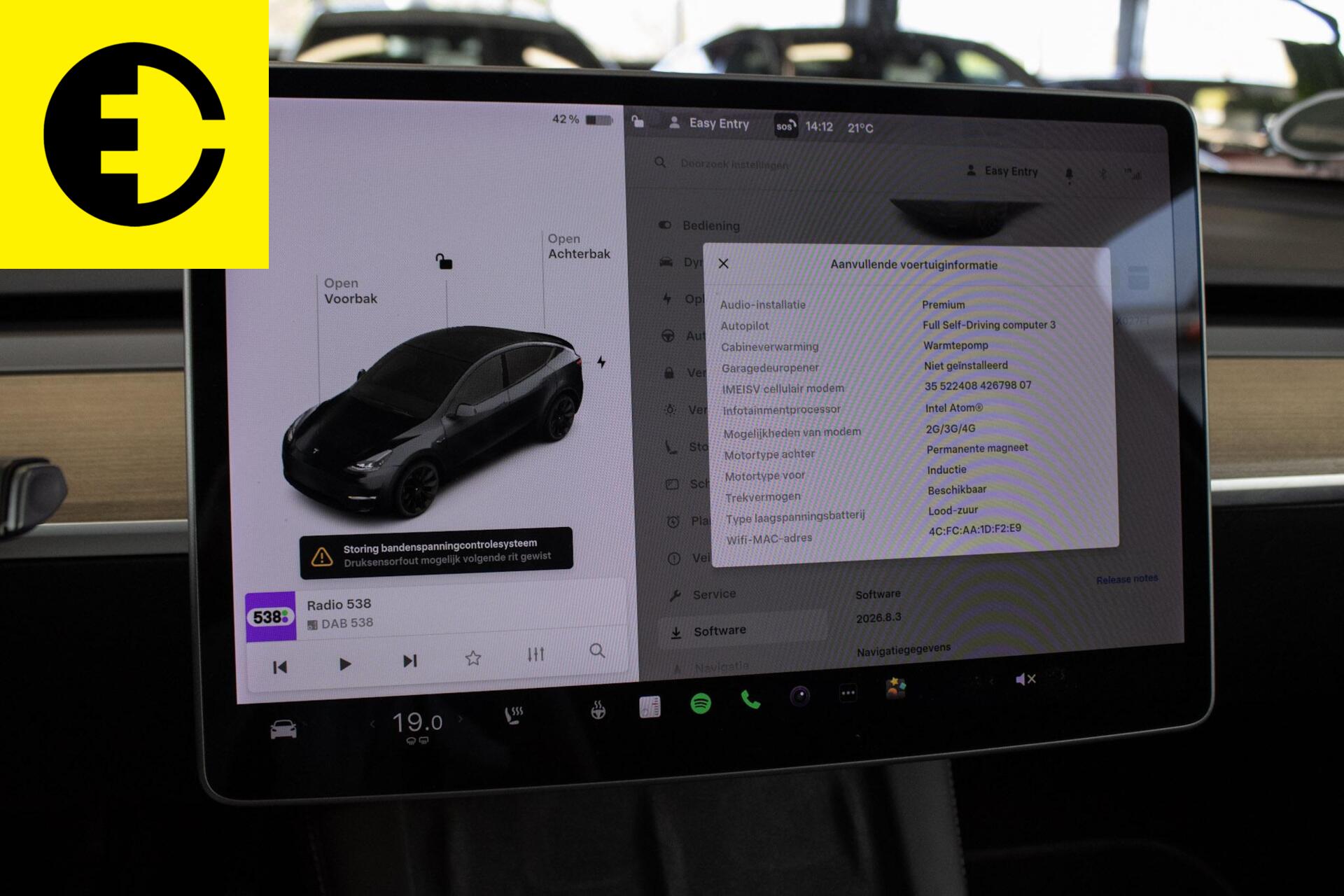 Foto van Tesla Model Y
