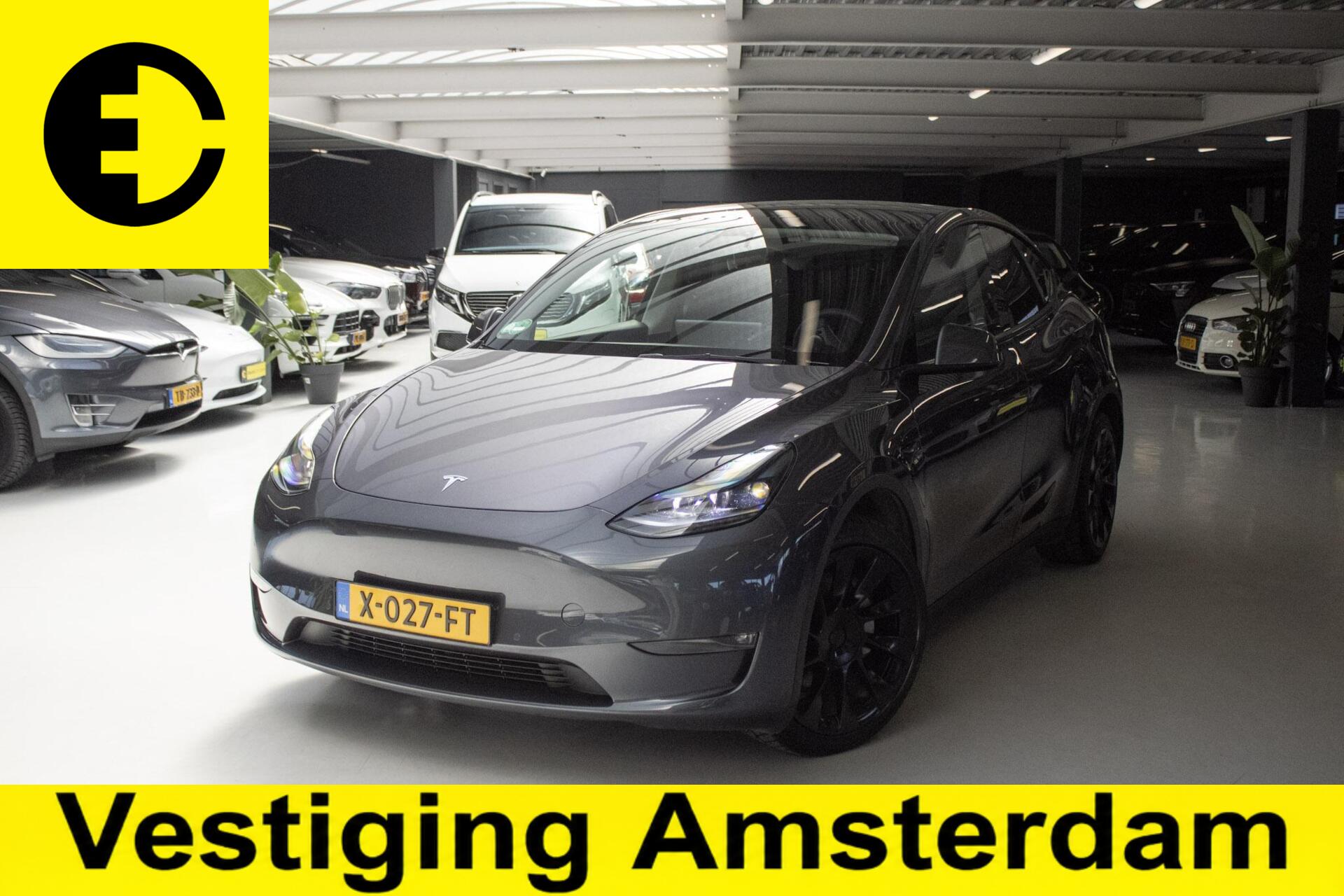 Tesla Model Y Long Range AWD 75 kWh | FSD | Trekhaak | Incl.BTW 2021 - voorkant
