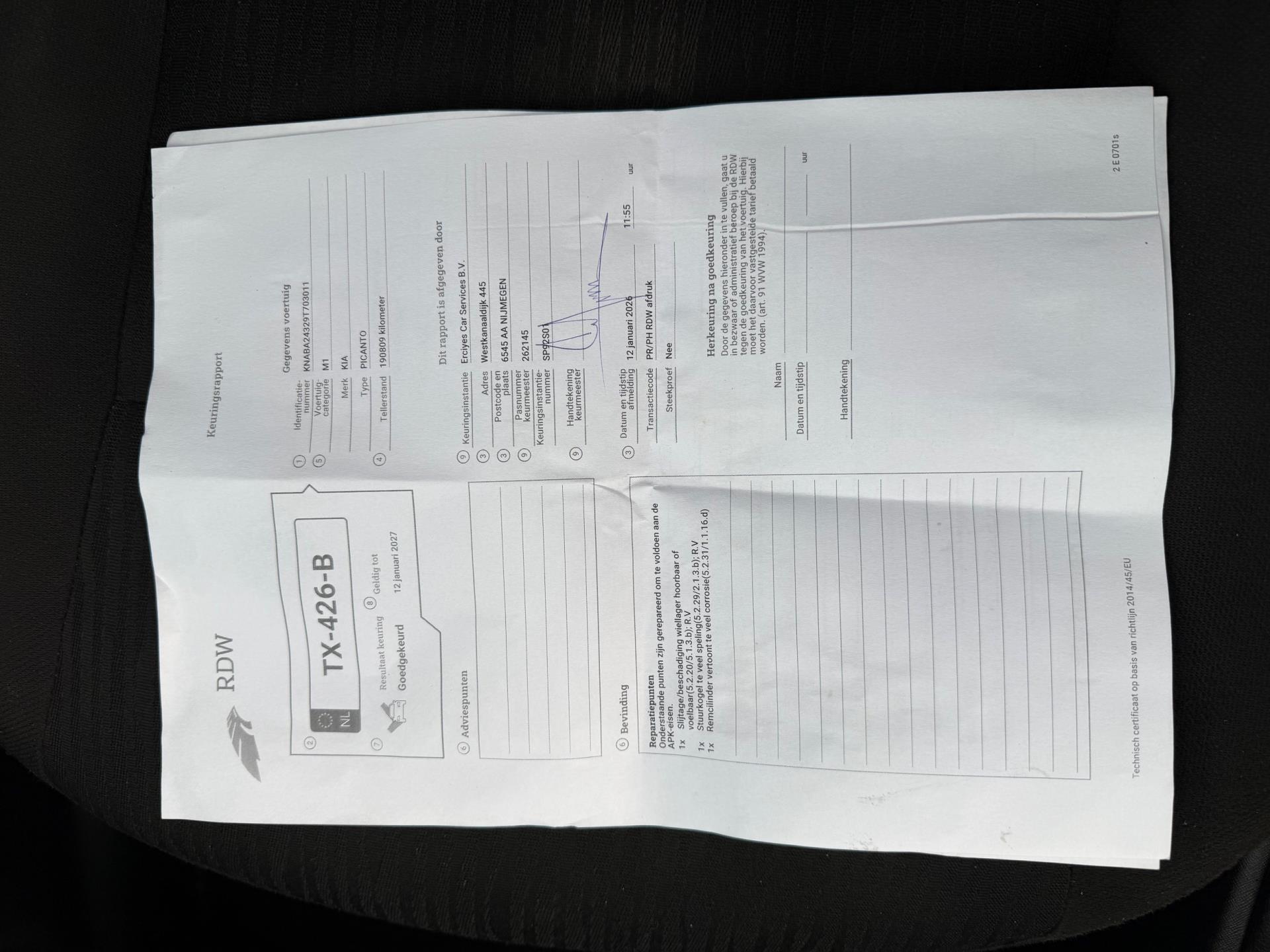 Foto van Kia Picanto
