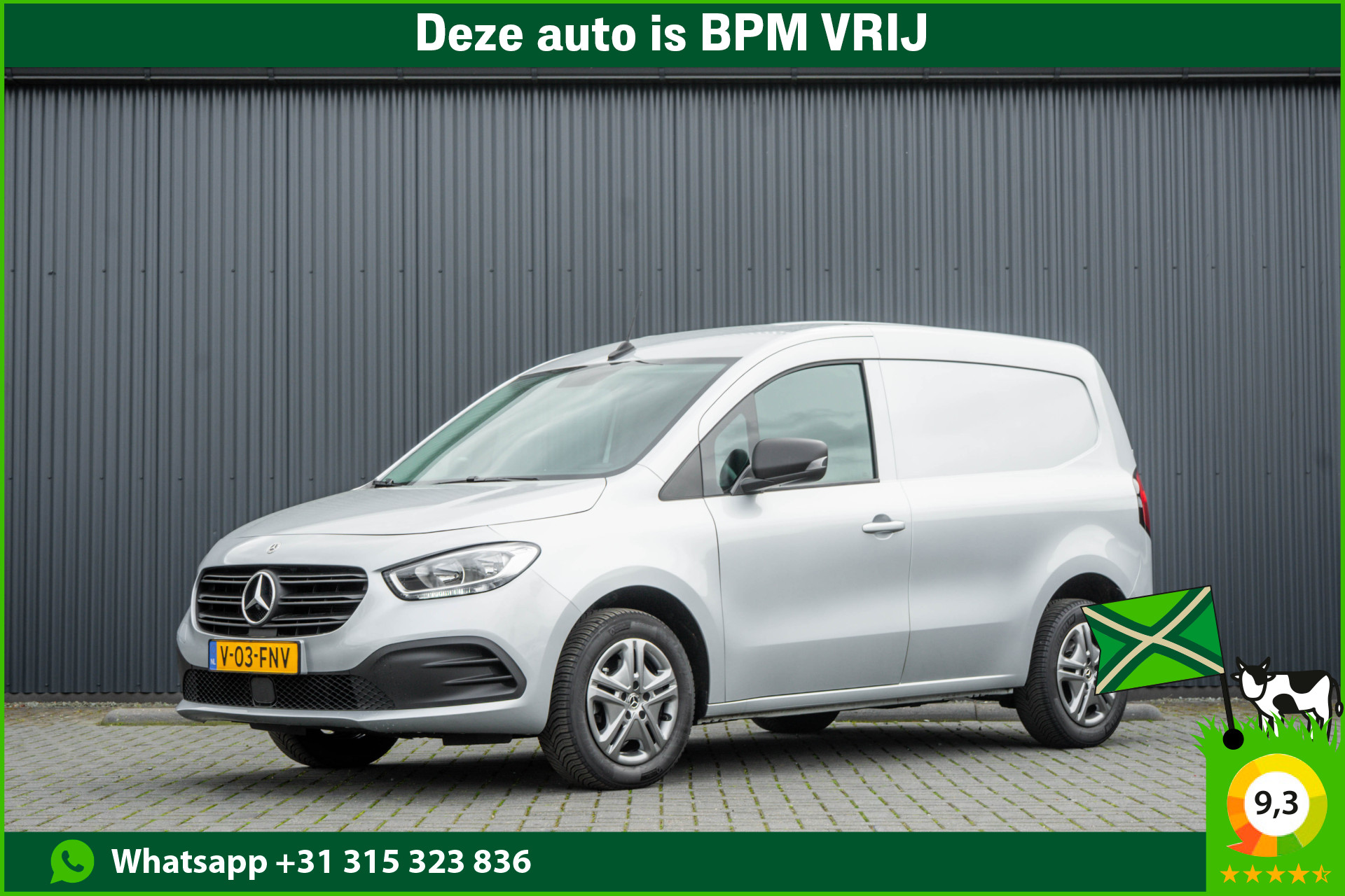 Mercedes-Benz Citan LED | Carplay | V+A Camera | Cruise | Airco | Trekhaak 2024 - voorkant