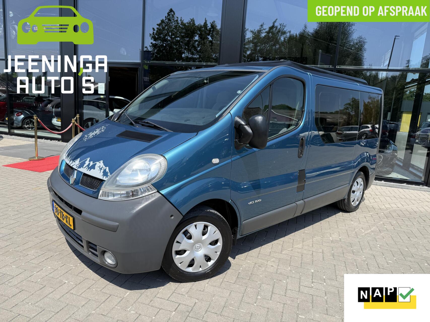 Renault 1.9 dCi L2H1|CAMPERBUS-TENT-HEFDAK|Airco 2006 - voorkant
