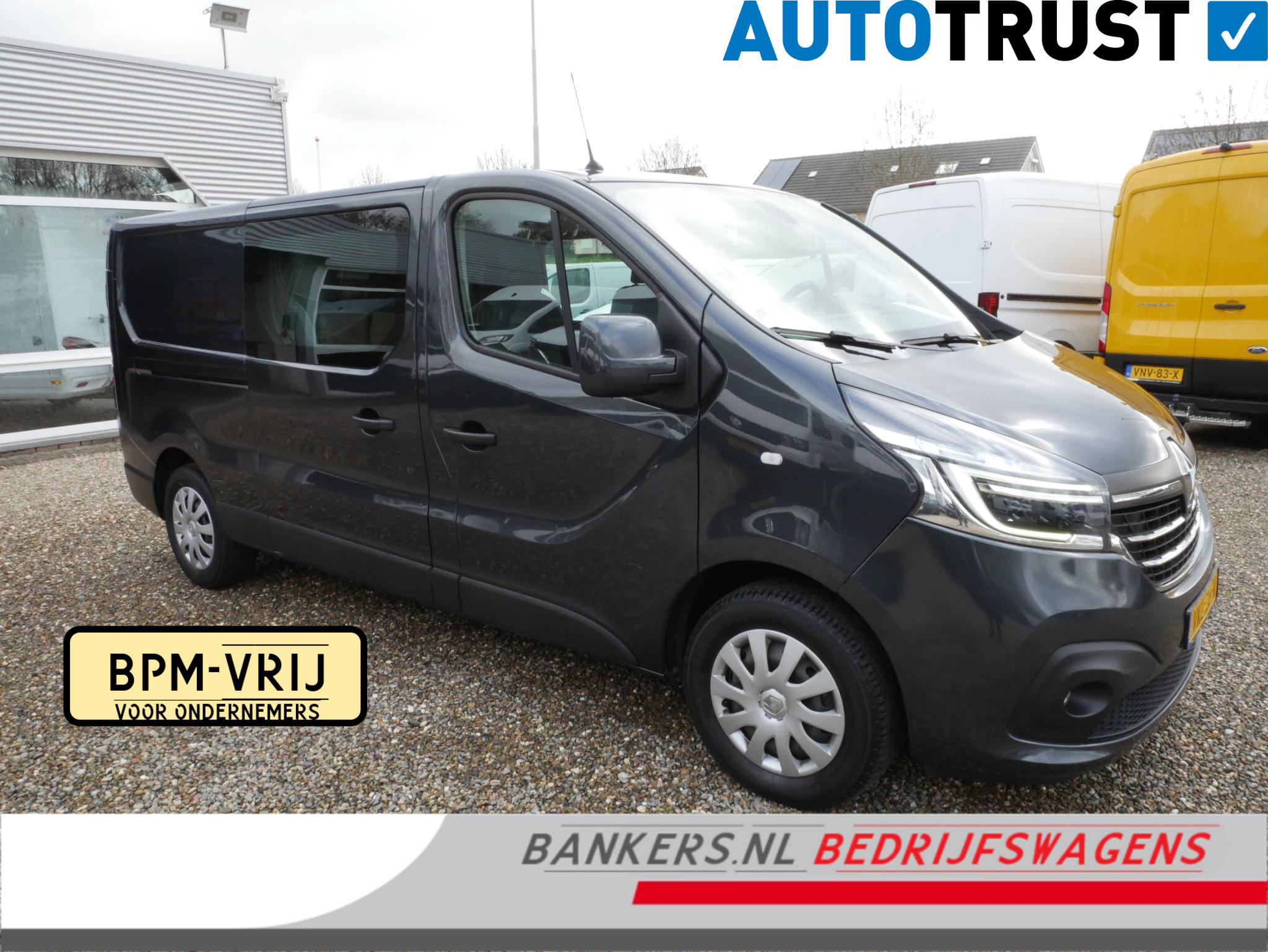 Renault Trafic 2.0 dCi 120PK, L2H1, Dubbel cabine, Airco 2021 - voorkant