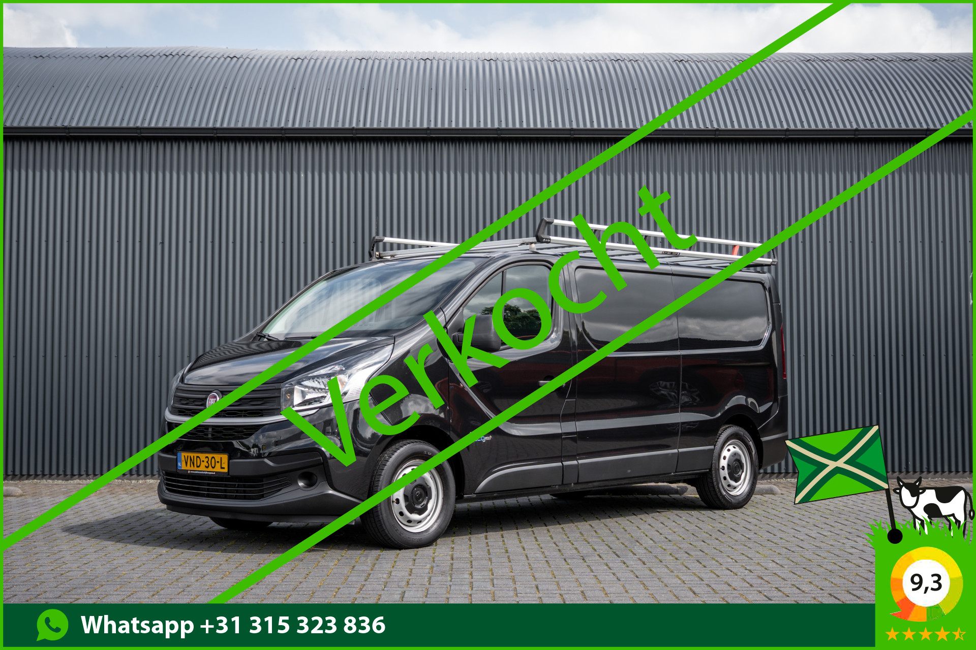 Fiat Talento 2.0 EcoJet L2H1 | 145 PK | 3-Zits | Cruise | Airco | Trekhaak | Imperiaal 2021 - voorkant