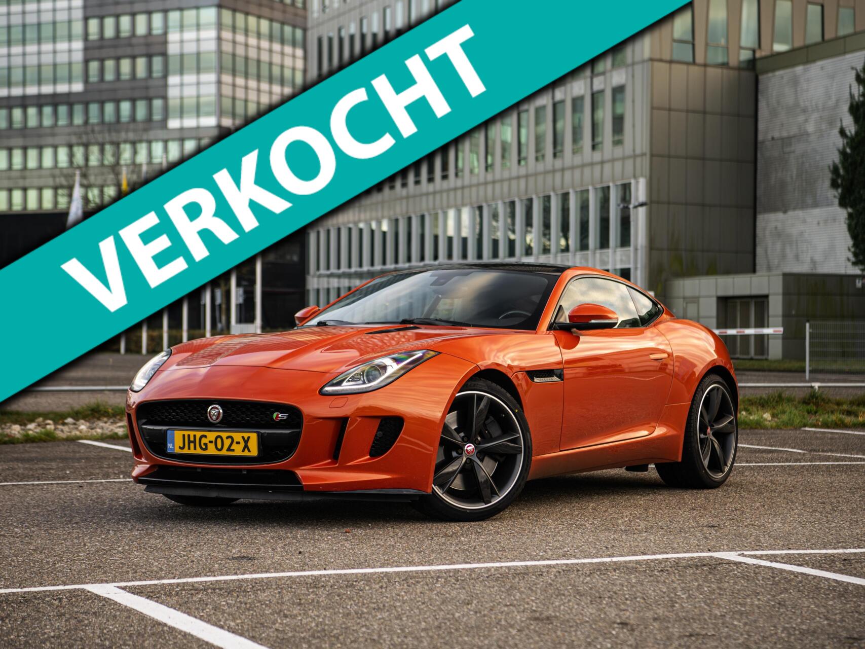 Jaguar Jaguar F-type Coupé 3.0 V6 S 381PK Aut Active Exhaust Panorama Carbon Navi Camera 2015 - voorkant