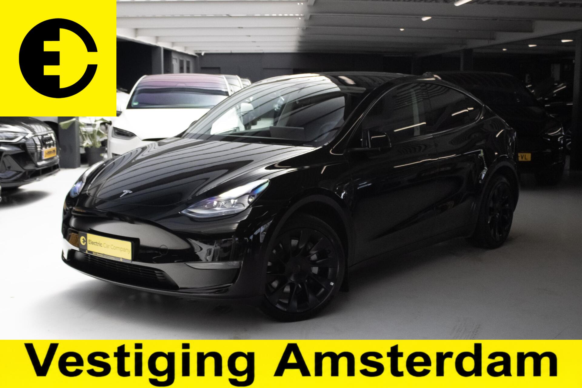 Tesla Model Y Long Range AWD 75 kWh | 93,0% SOH | Zwarte velgen | Incl.BTW 2023 - voorkant