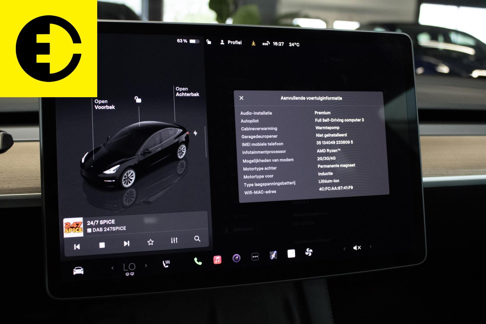 Foto van Tesla Model 3