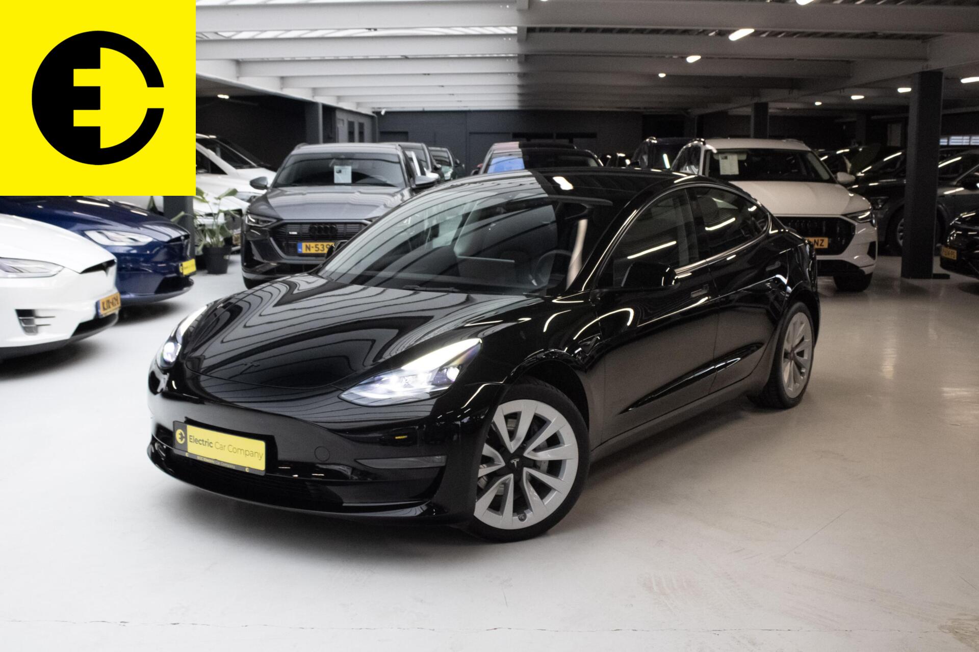 Tesla Model 3 Long Range AWD 75 kWh | 96,1% SOH | Zwarte LMV | Incl.BTW 2022 - voorkant