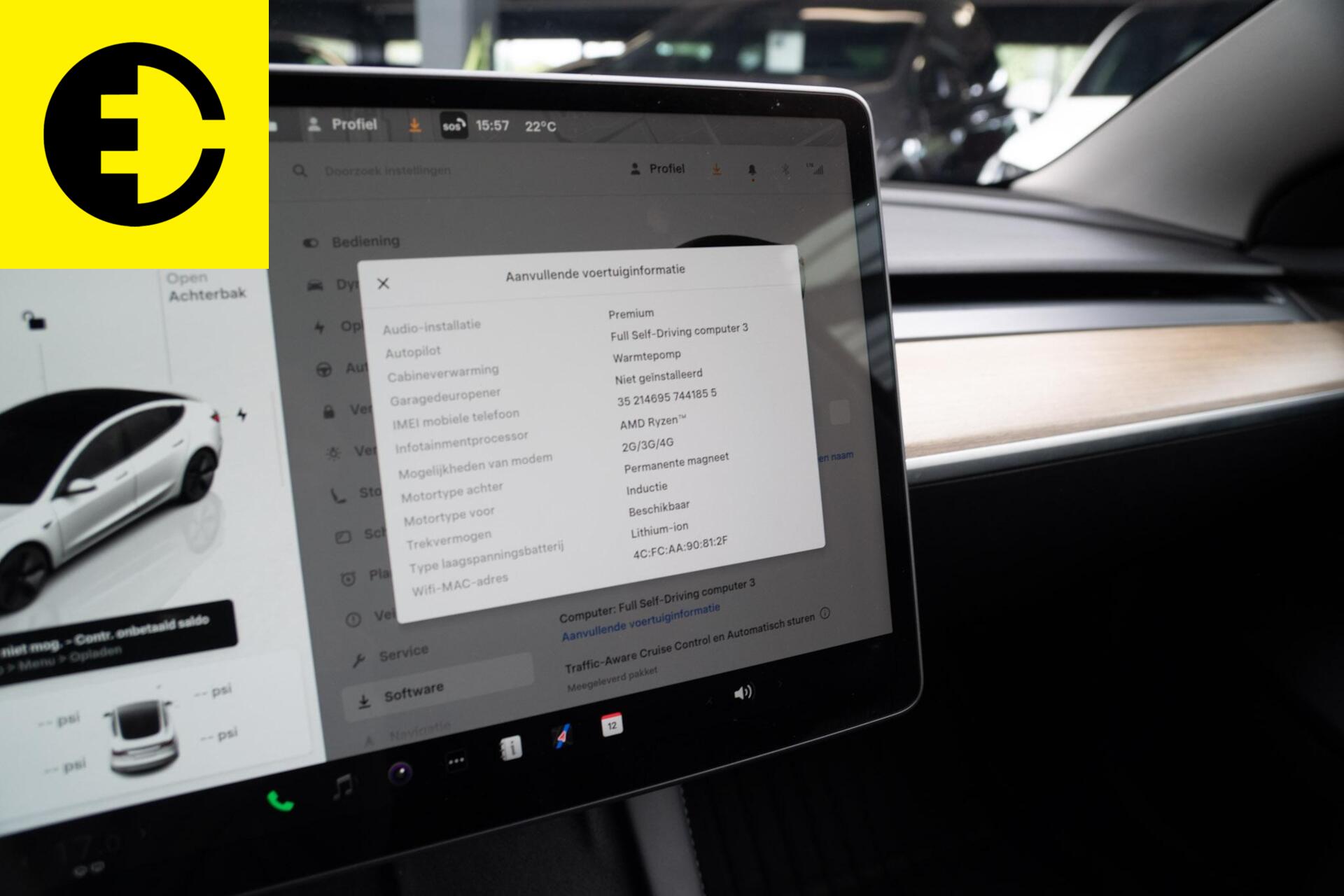 Foto van Tesla Model 3