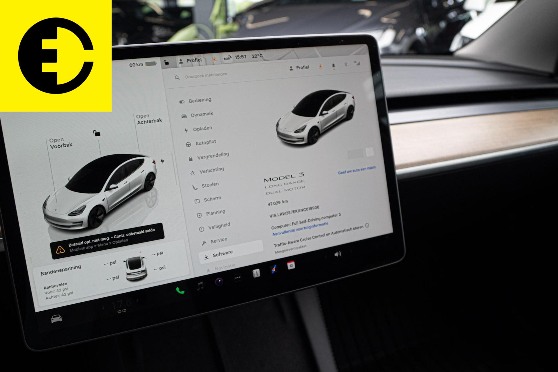 Foto van Tesla Model 3
