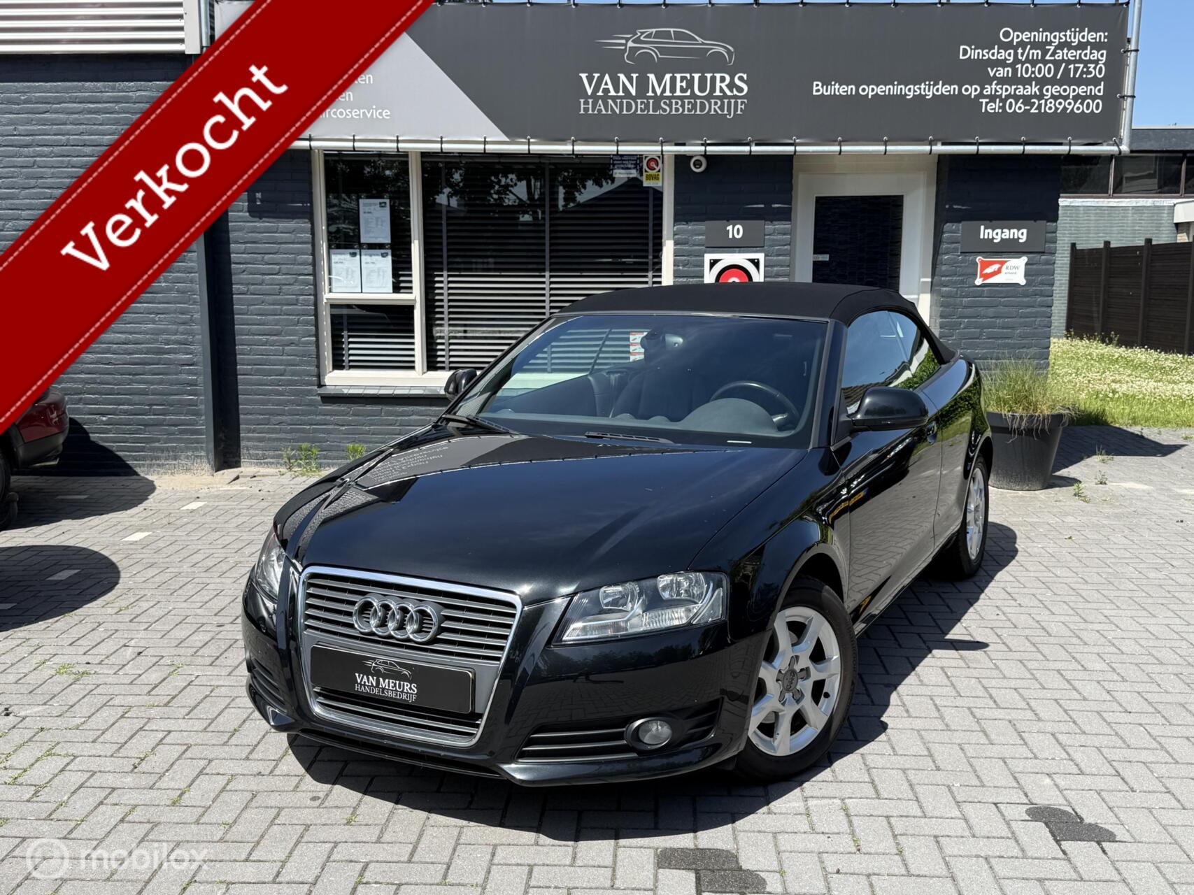 Audi Audi A3 Cabriolet 1.8 TFSI Attraction, leder, clima, cruise, apk 03-2027 2008 - voorkant