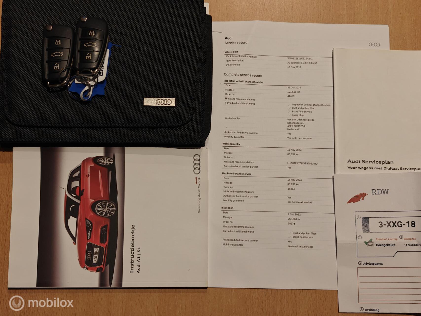 Foto van Audi A1 Sportback